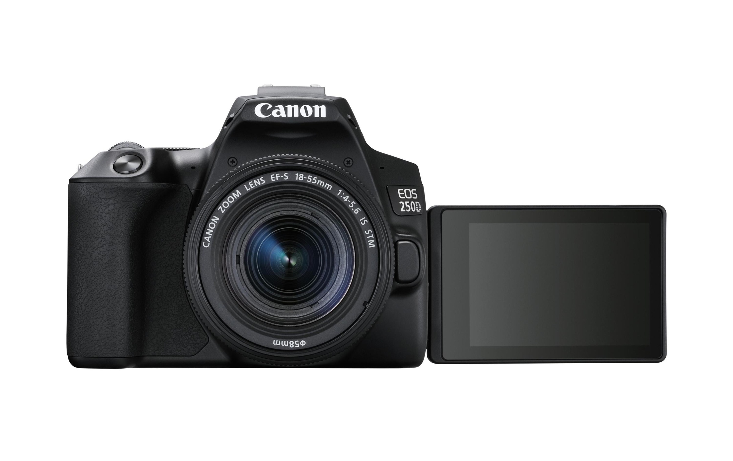 Image of Canon Spiegelreflexkamera "EOS 250D" EF-S 18-55mm f/4-5.6 IS STM, 24,1, 3 fach fach x opt. Zoom, Bluetooth WLAN