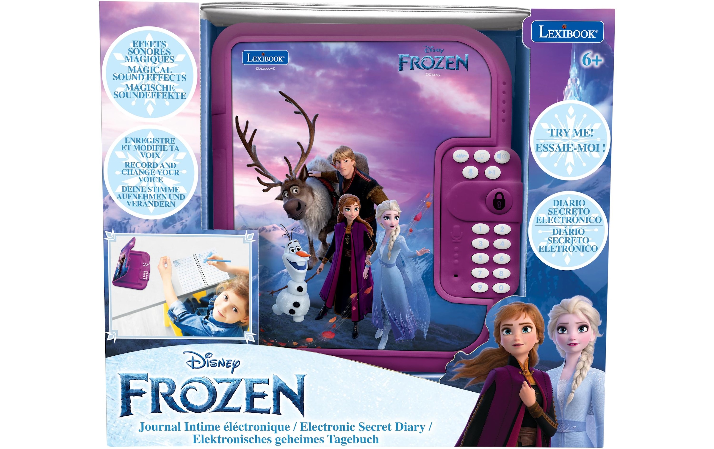 Lexibook® Elektronisches Tagebuch »Disney Frozen mit Notizbuch«