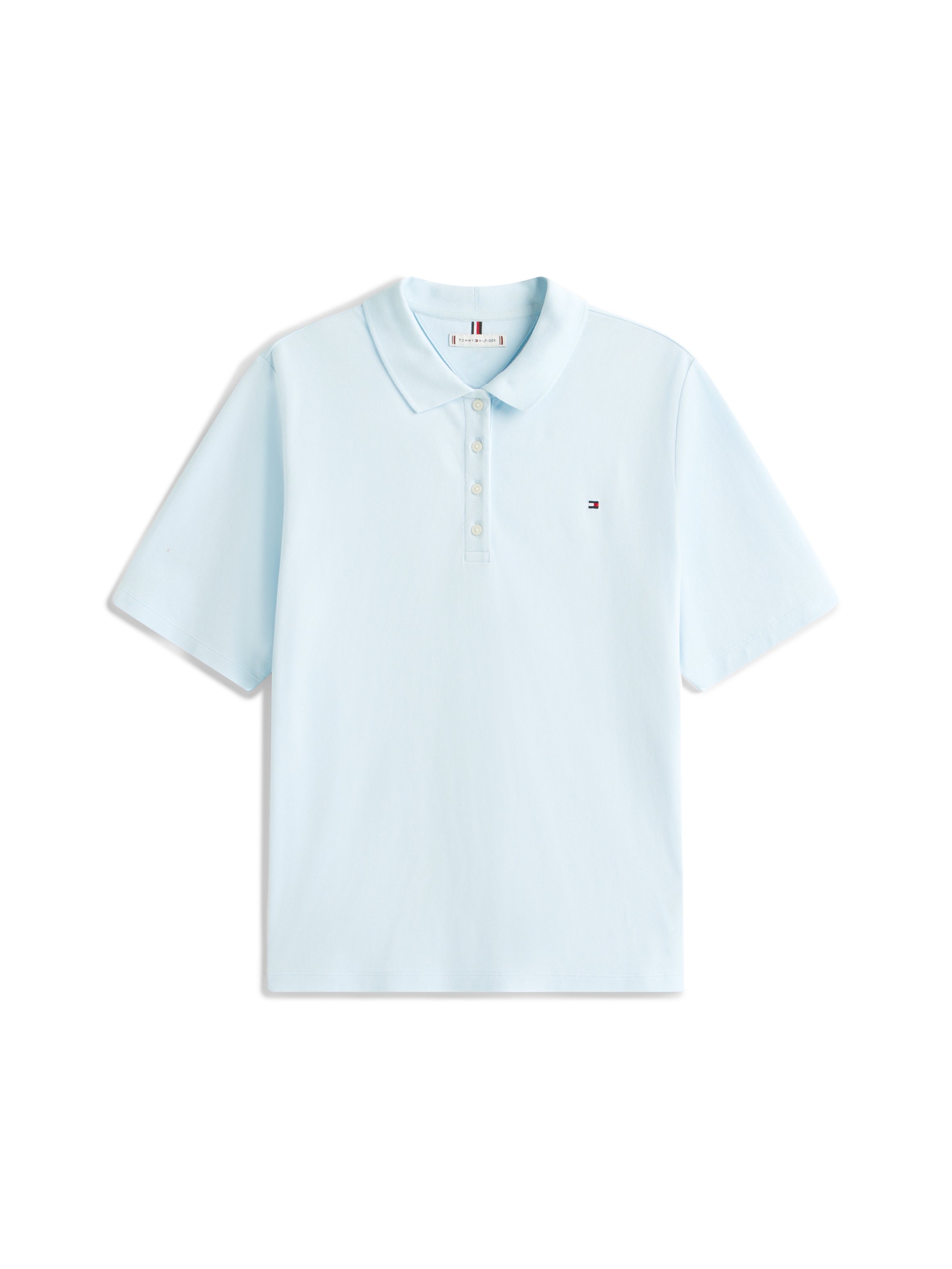 Tommy Hilfiger Curve Poloshirt »CRV 1985 REG PIQUE POLO SS« in grossen Grössen, aus Pique Qualität