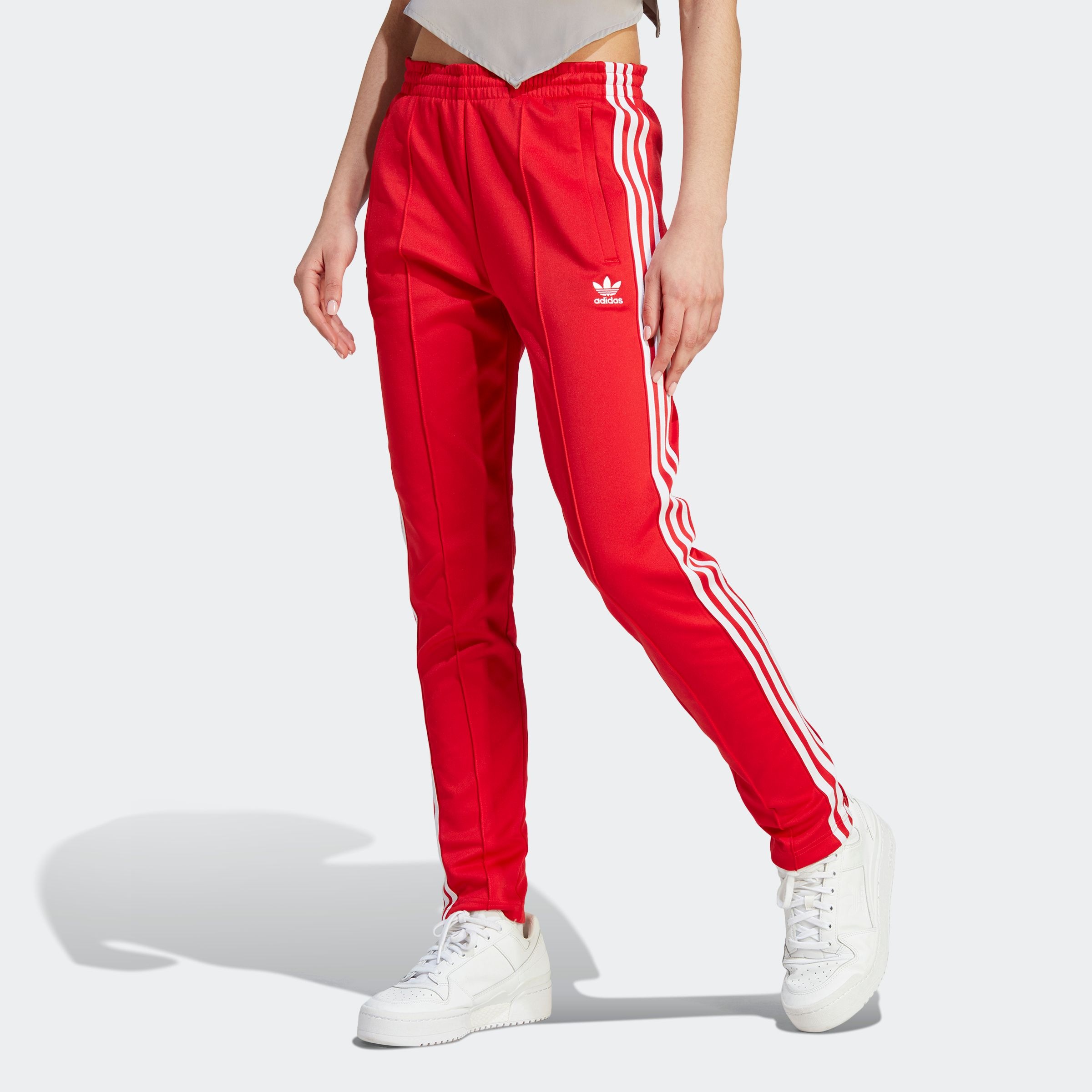 Image of adidas Originals Sporthose "SST CLASSIC TP" schmaler Schnitt, für sportliche Aktivitäten, mit Kordelverschluss