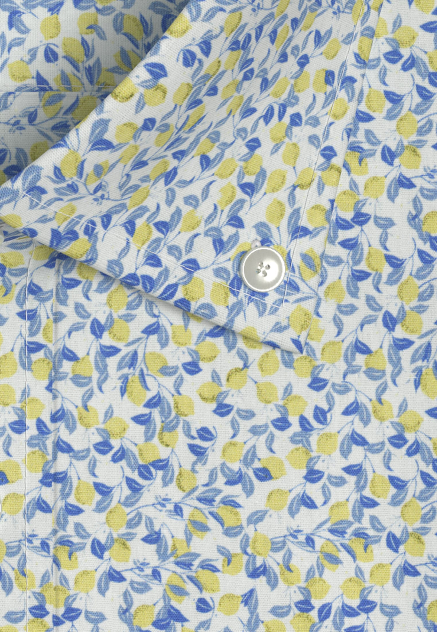 seidensticker Businesshemd »Regular«, Regular Kurzarm Button-Down-Kragen Druck