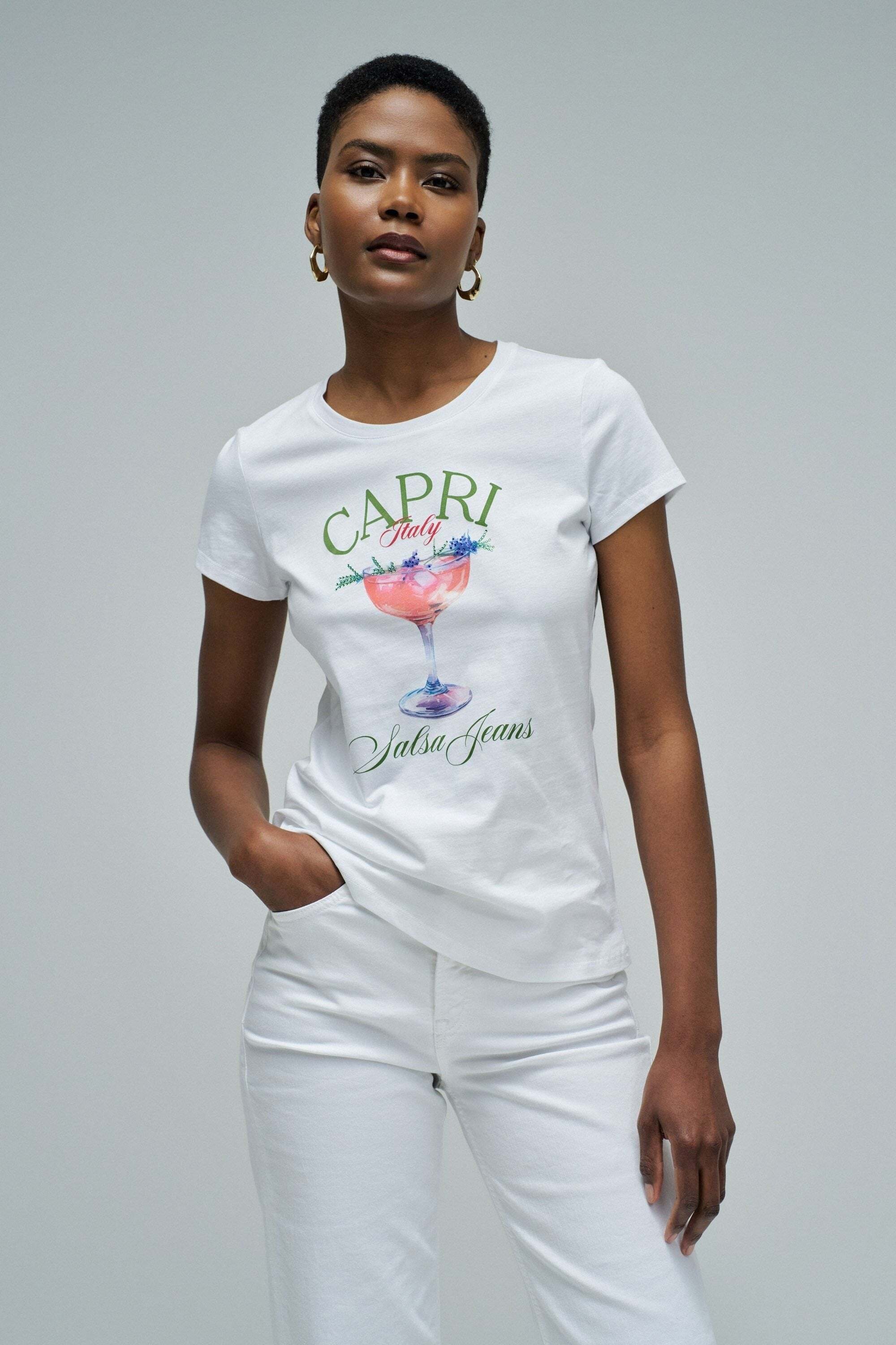 Salsa T-Shirt »Salsa Jeans T-Shirt Loose Graphic«