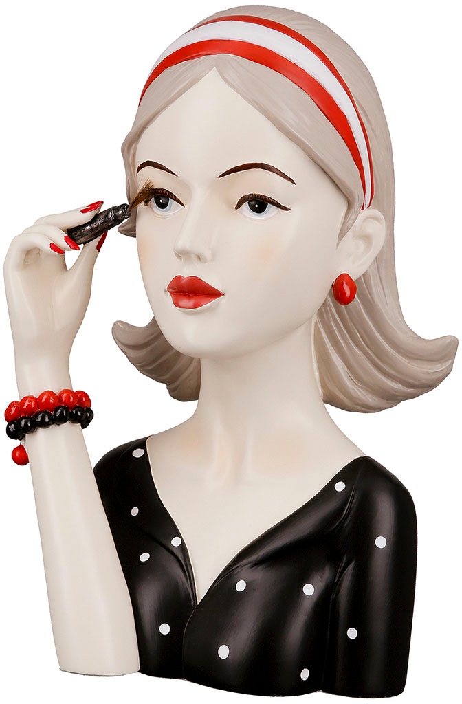 Image of GILDE Dekofigur "Figur Lady mit Wimperntusche"