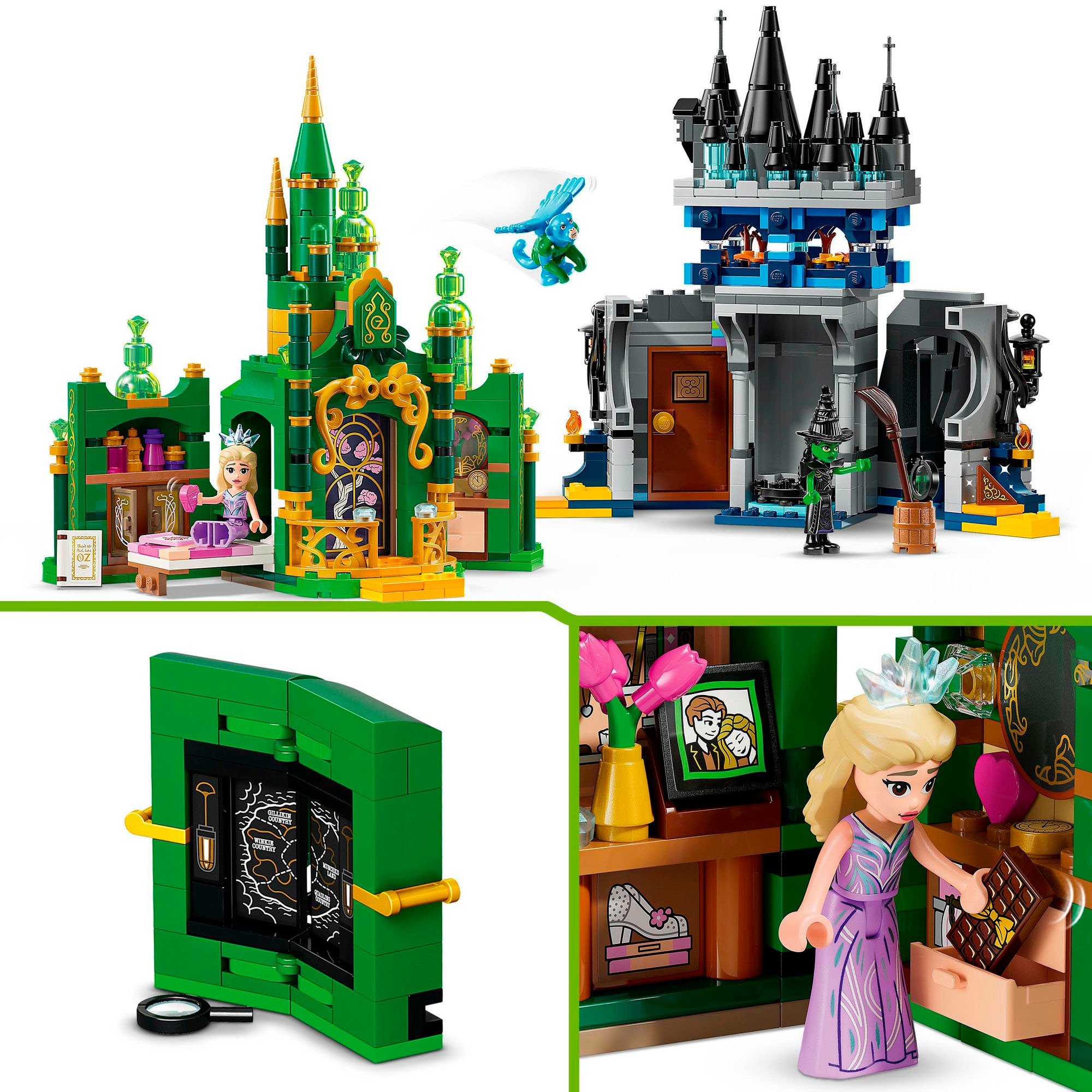 LEGO® Pions de construction »Emerald City & Kiamo Ko Castle (75689), LEGO Wicked« Made in Europe