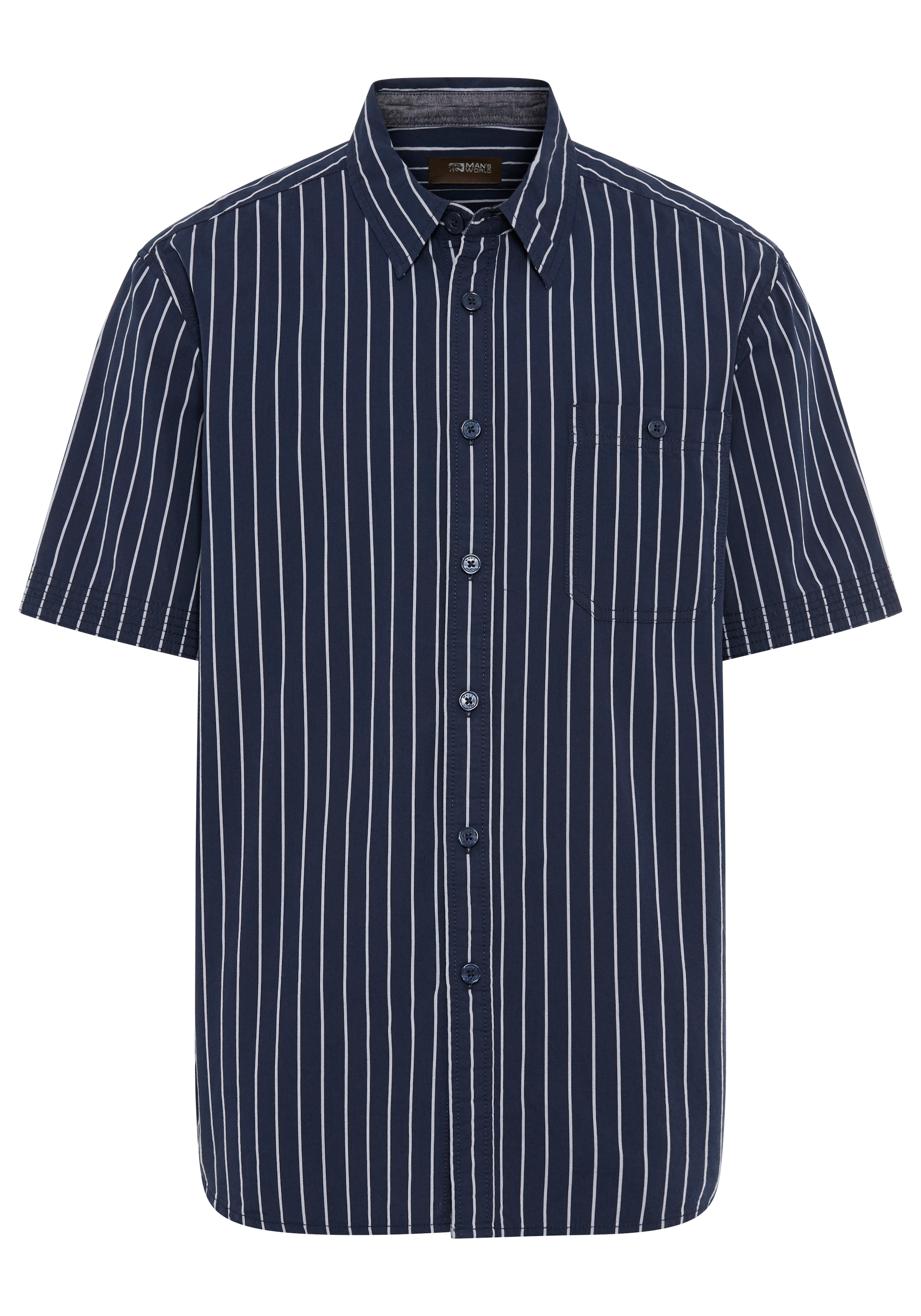 Man's World Chemise à manches courtes modern gestreift