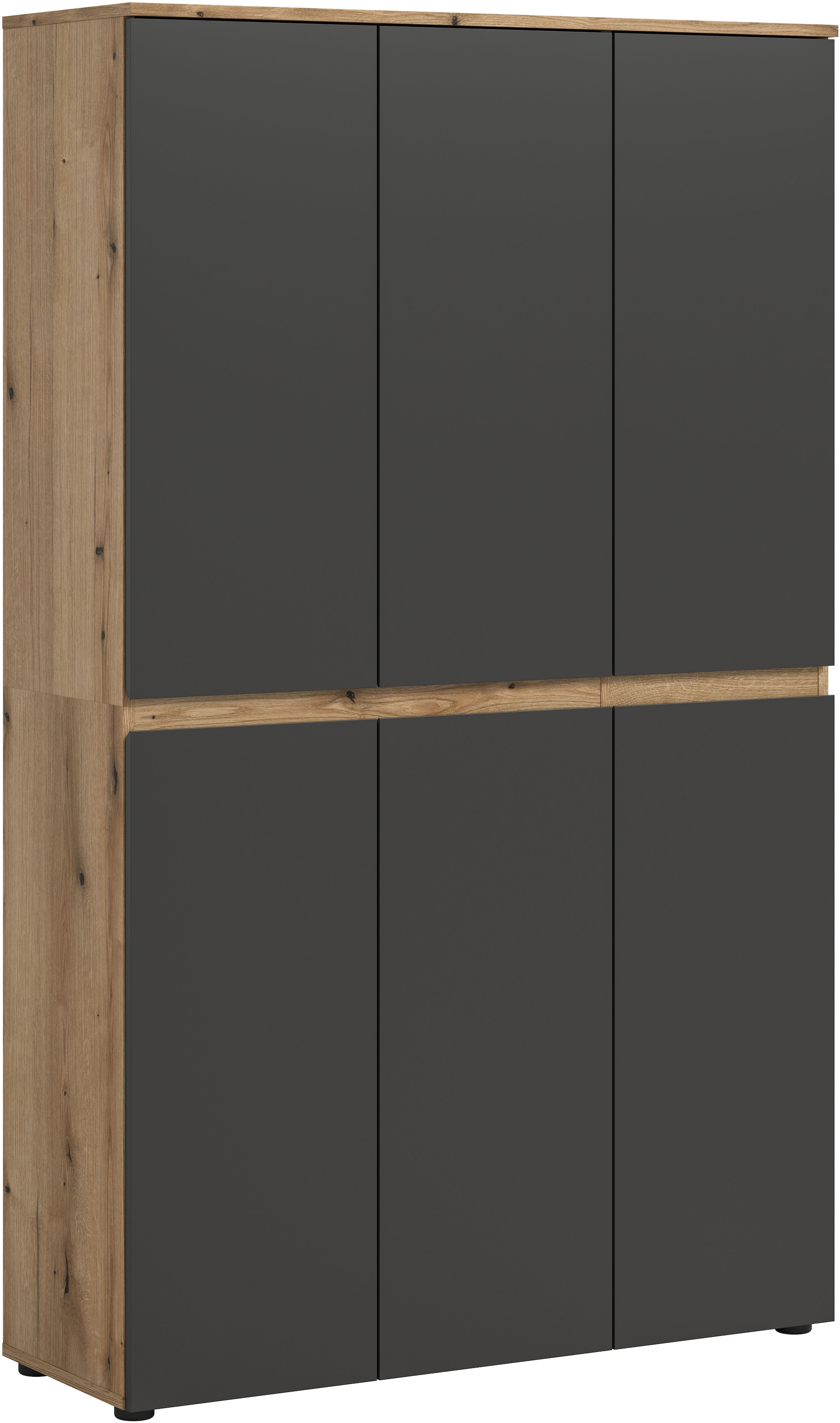 Image of Home affaire Mehrzweckschrank "CIPELA" 1 Stk. tlg. BxH:105x175 cm, viel Stauraum, variable Einlegeböden, Kleiderstange