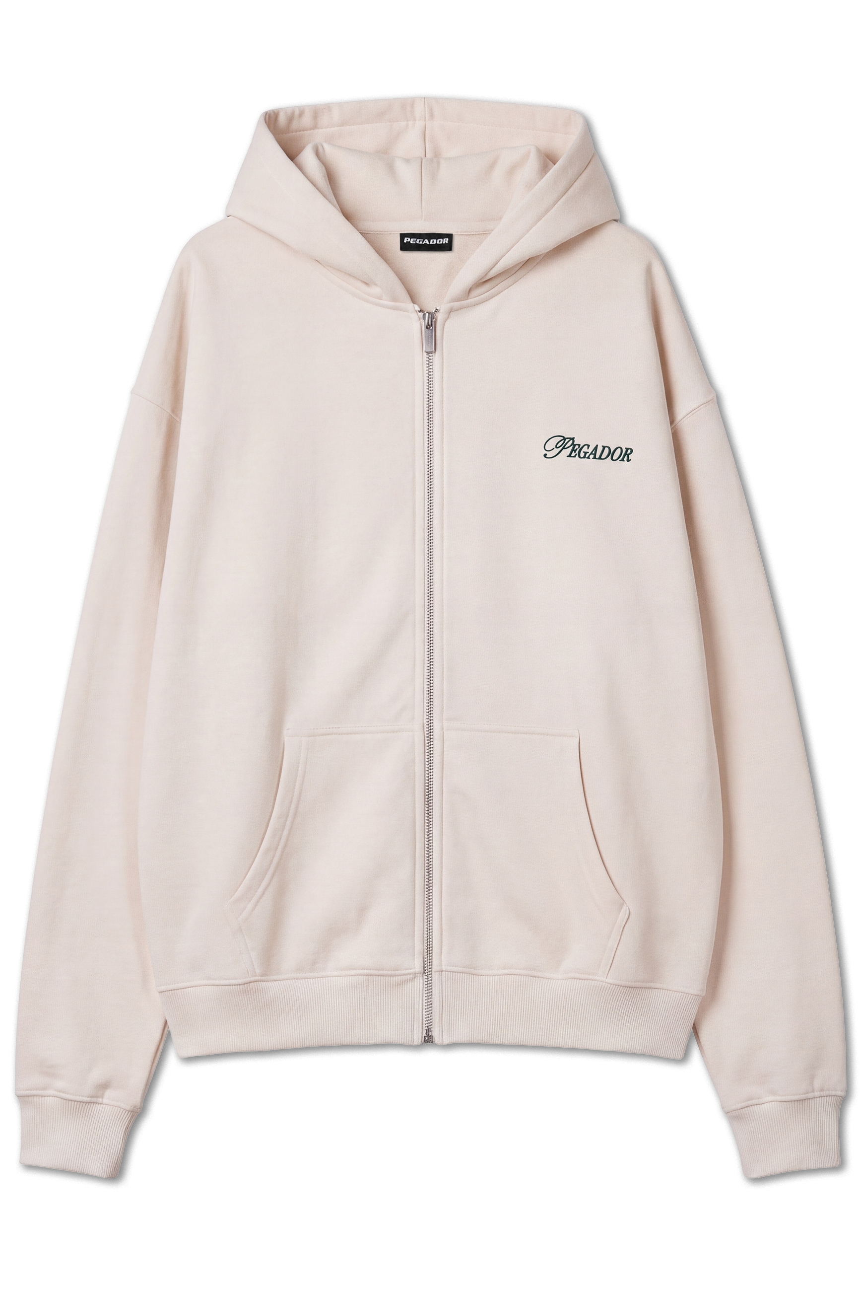 PEGADOR Sweat à capuche »Carloforte Oversized Sweat Jacket« Mélange de coton, coupe oversize