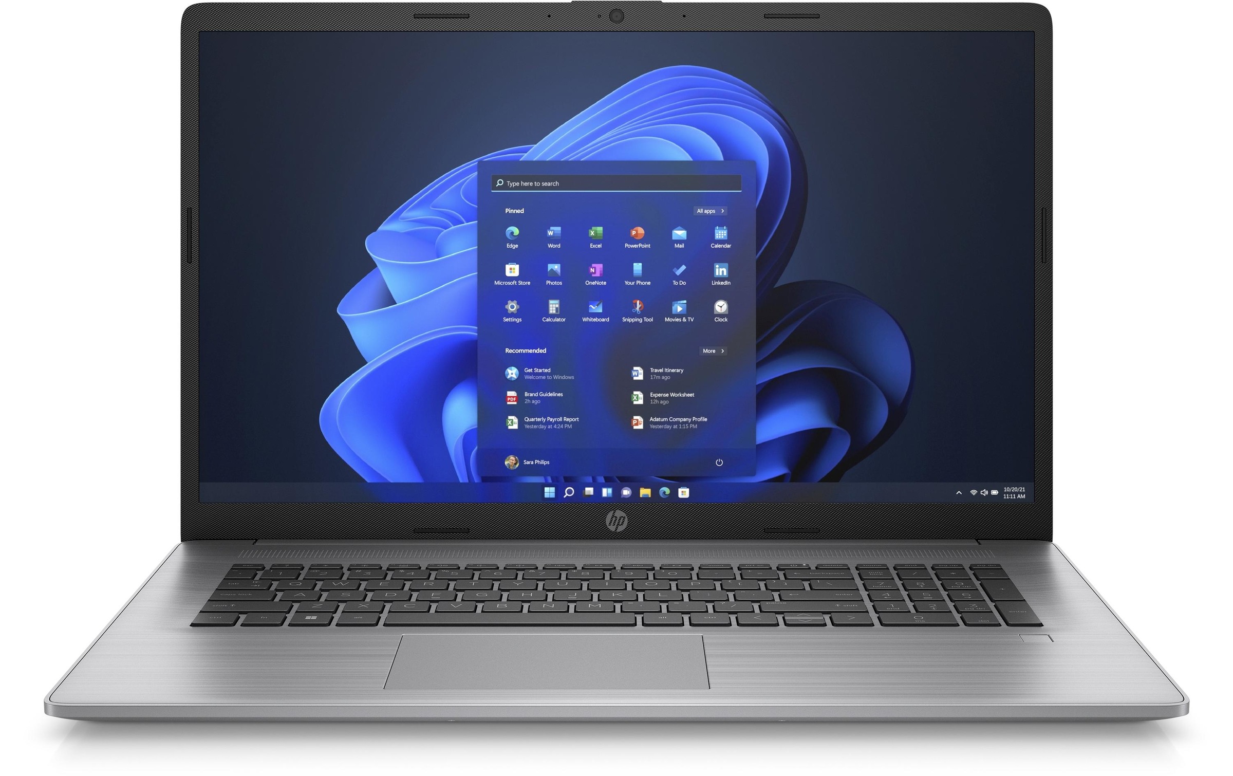 Image of HP Notebook »470 G9 5Z1Y5ES«, (43,76 cm/17,3 Zoll), Intel, Core i5, Iris Xe Graphics, 256 GB SSD bei Ackermann Versand Schweiz