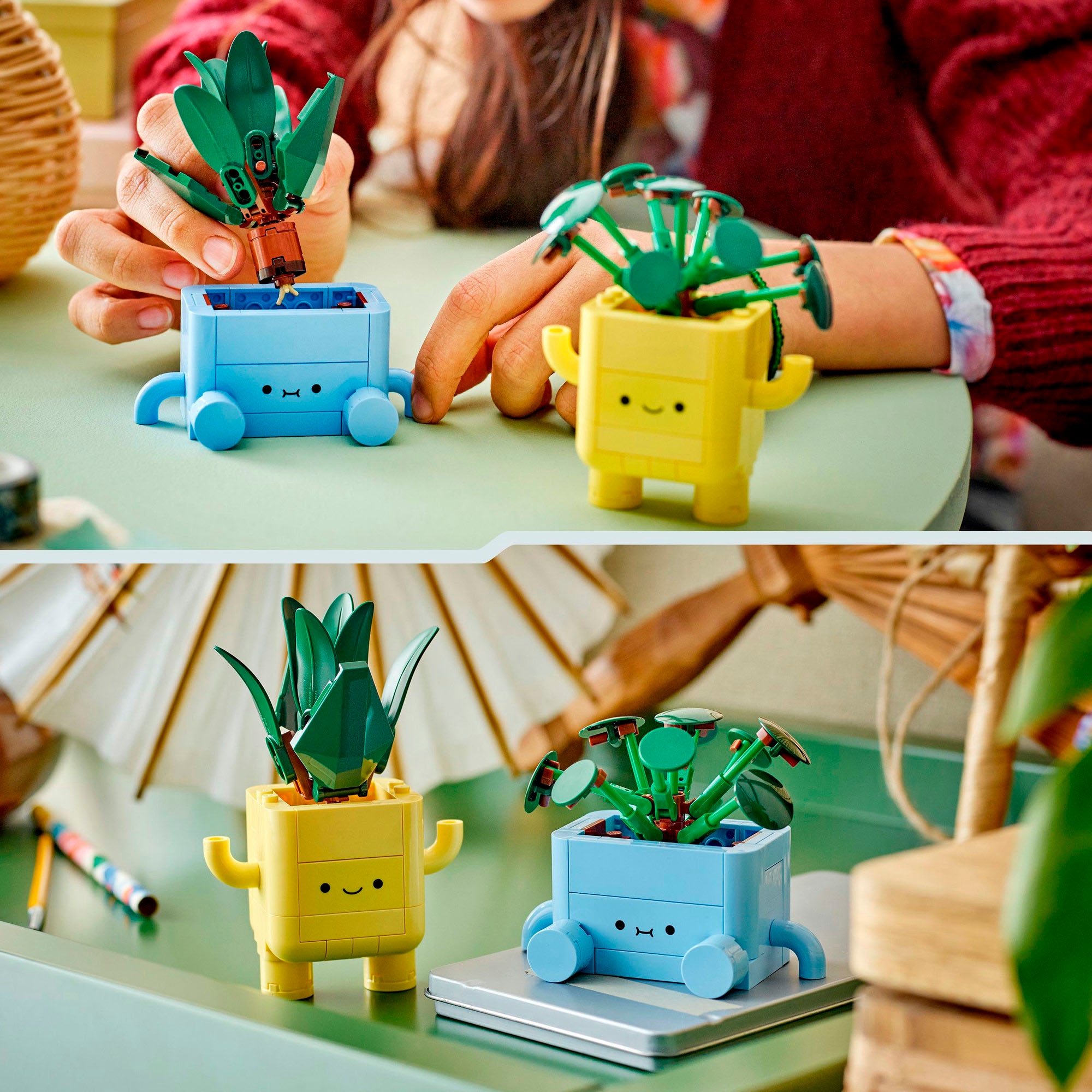 LEGO® Konstruktionsspielsteine »Fröhliche Pflanzen (10349), LEGO Botanicals« Made in Europe