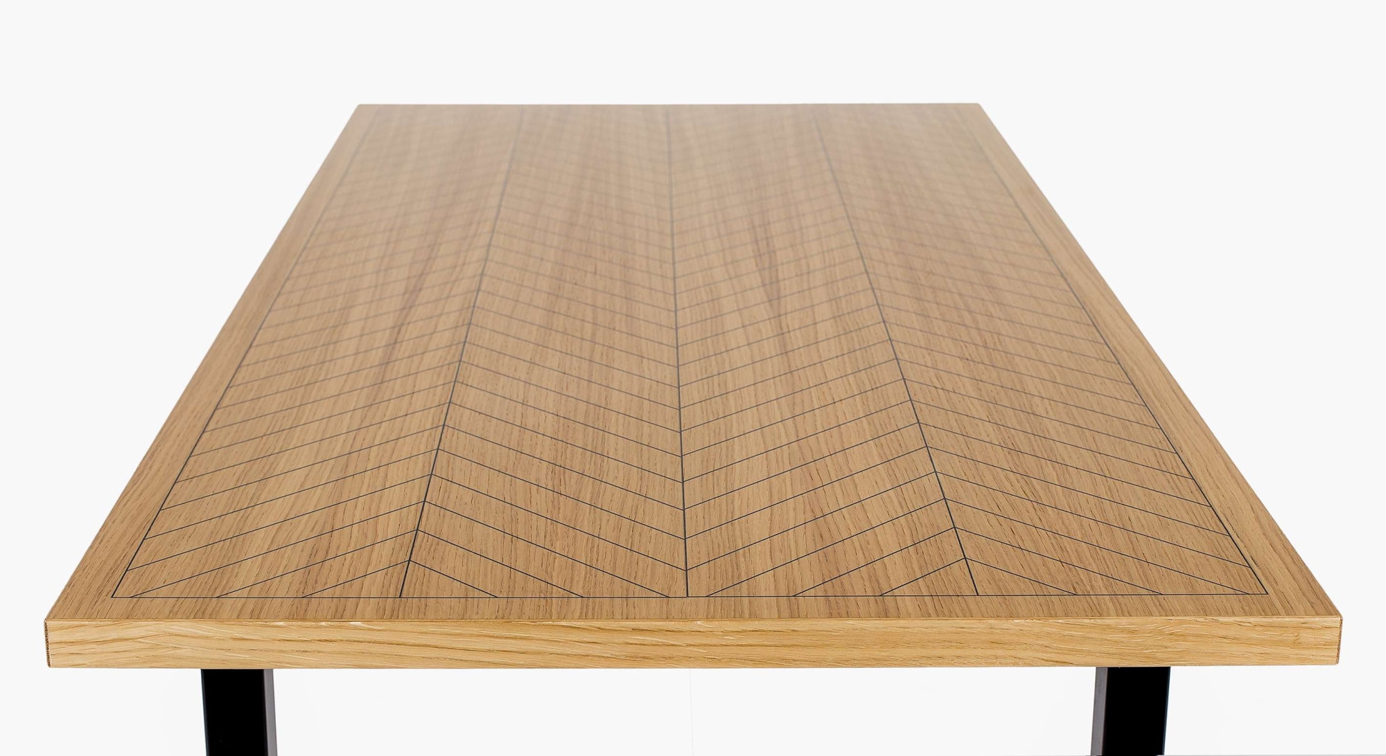 Woodman Couchtisch »Camden«, Beine aus massiver Birke, Breite 120 cm, mit einem schönen Print, FSC®