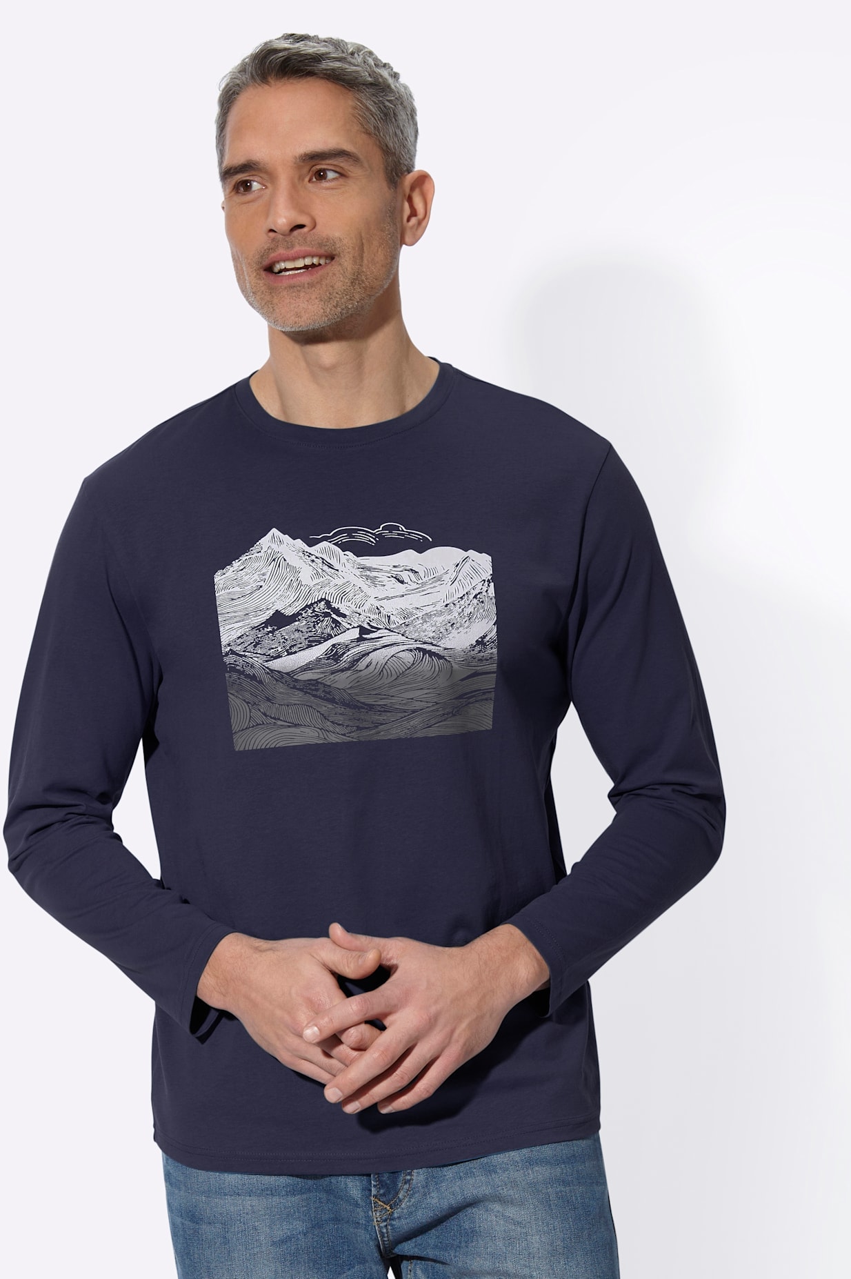 Classic Langarmshirt »Freizeitshirt« 1