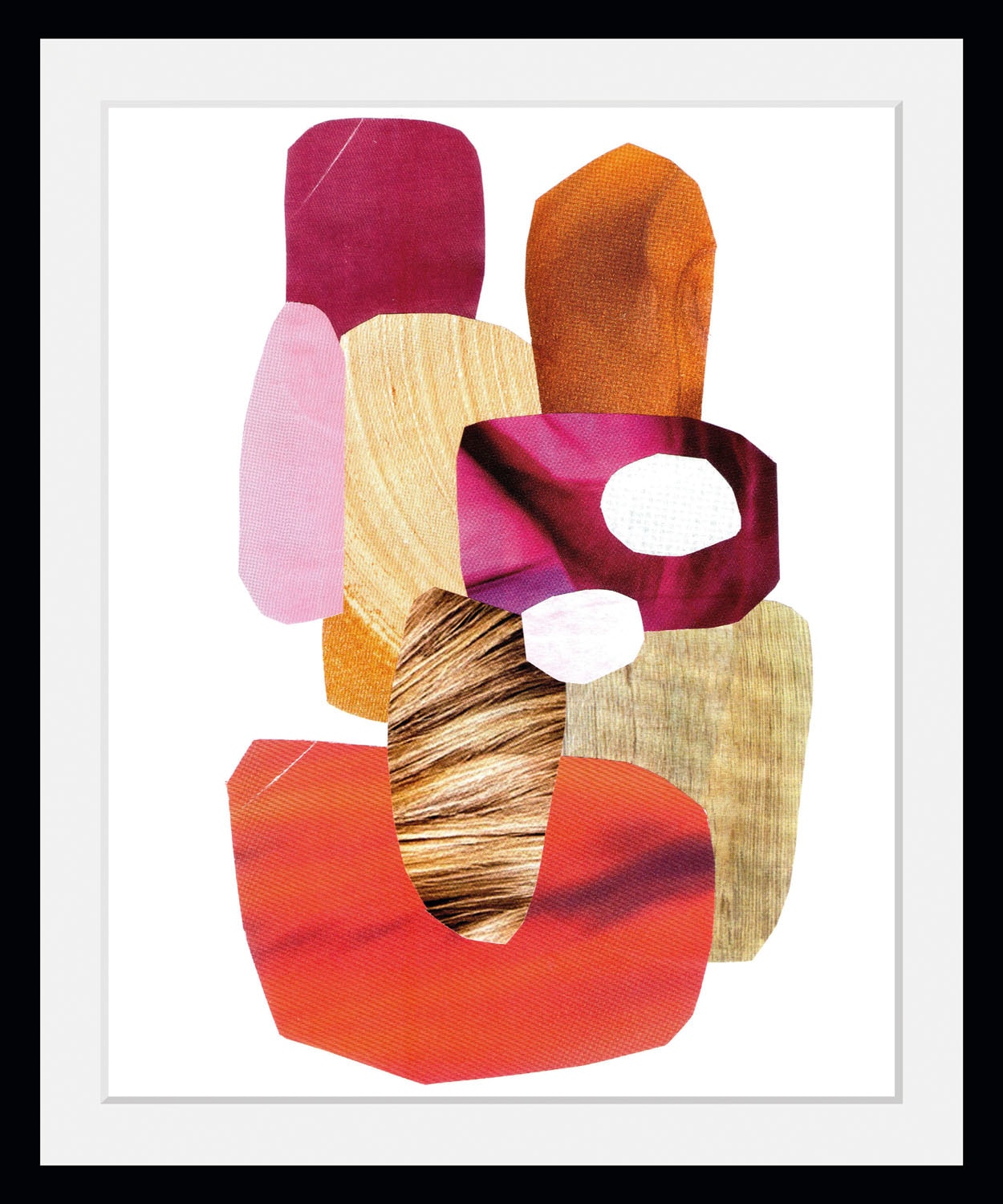 queence Bild »Harry«, Abstrakt-Figuren-Kunst-Gemälde, (1 St.), HD Premium Poster-Druck inkl. Holzrahmen
