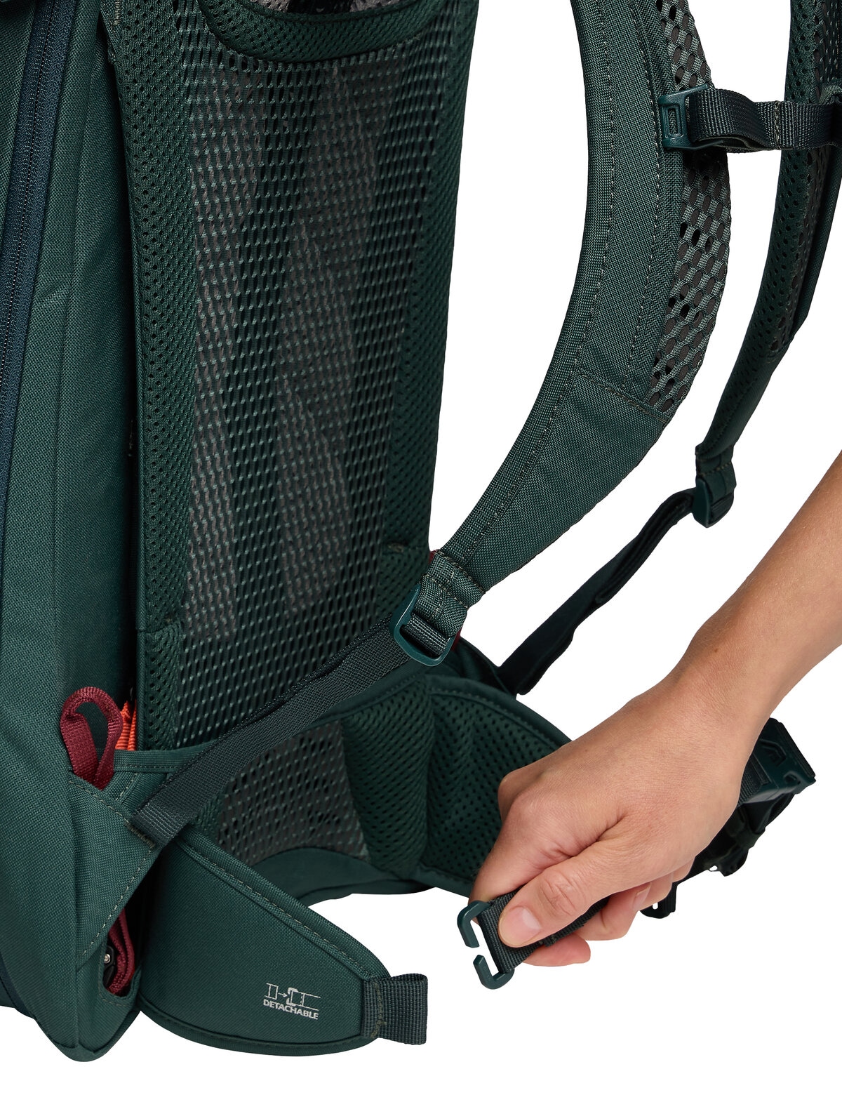 VAUDE Sac à dos »Wizard 18+4« avec deux poches latérales en filet, housse de pluie incluse