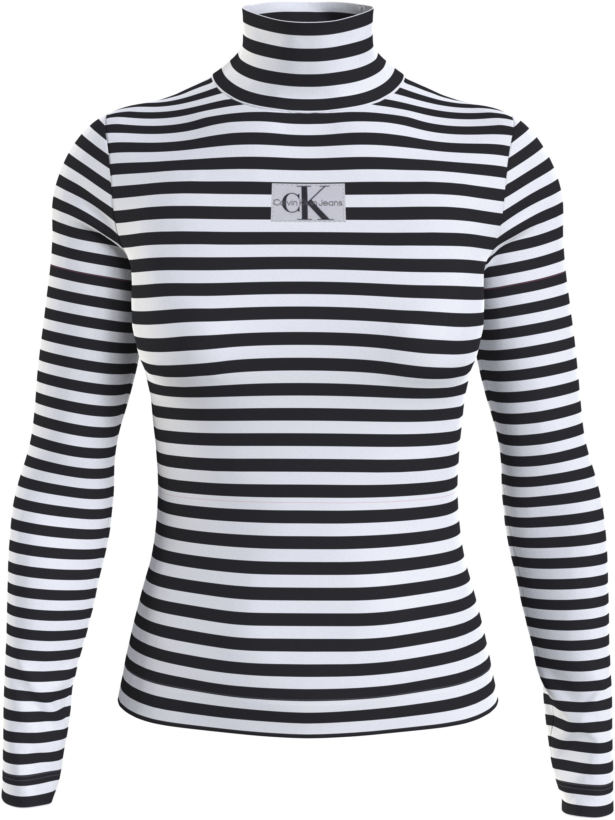 Langarmshirt »STRIPED ROLL NECK«