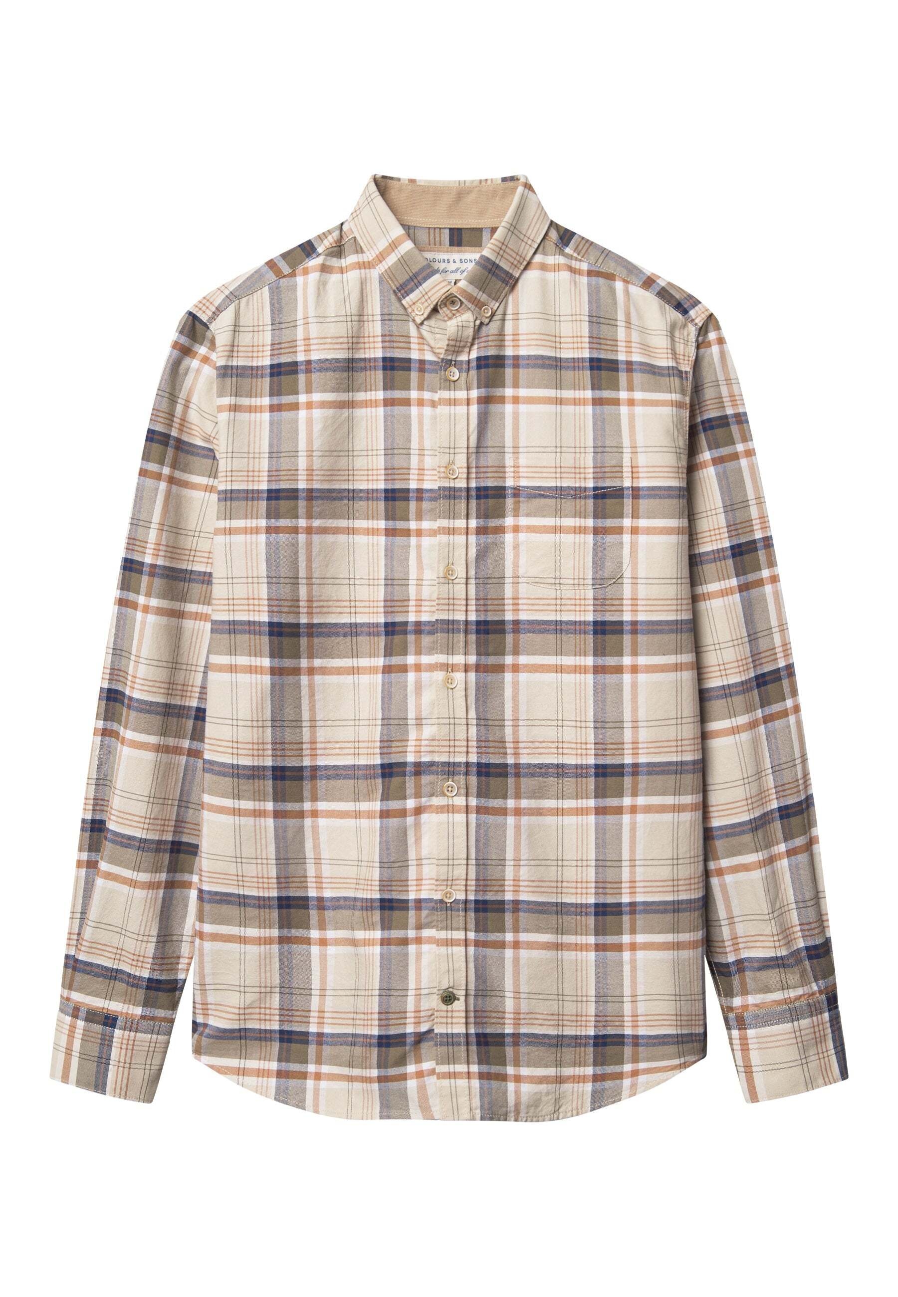 Langarmhemd »colours & sons Langarmhemd Shirt Checked«