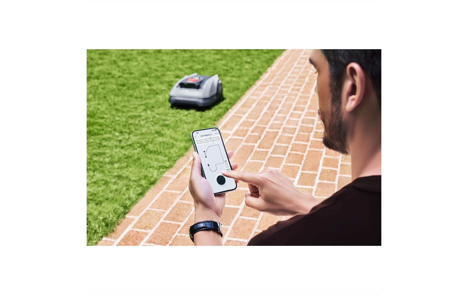 ECOVACS Robot tondeuse »GOAT O600 RTK« ,   avec navigation RTK précise et caméra IA pour évitement d'obstacles