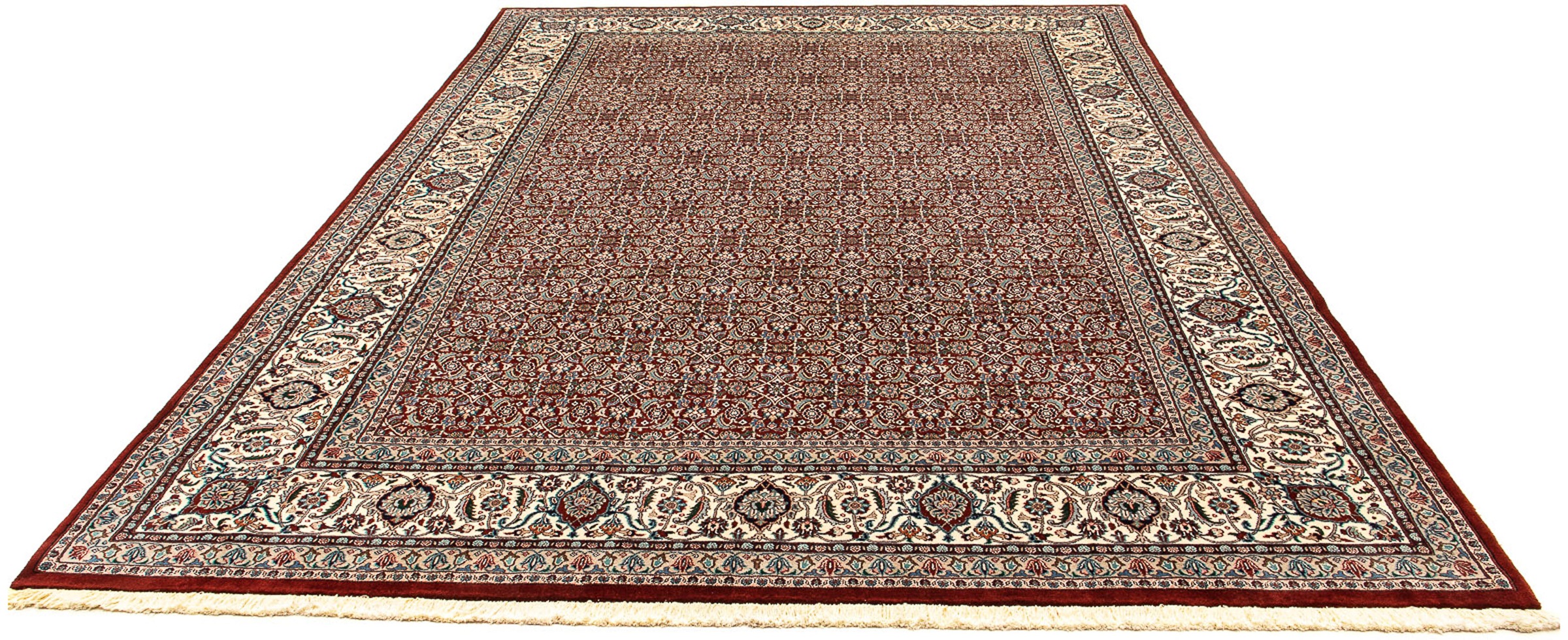 Image of morgenland Orientteppich »Perser - Classic - 342 x 244 cm - dunkelrot«, rechteckig, 10 mm Höhe, Wohnzimmer, Handgeknüpft, Einzelstück mit Zertifikat bei Ackermann Versand Schweiz