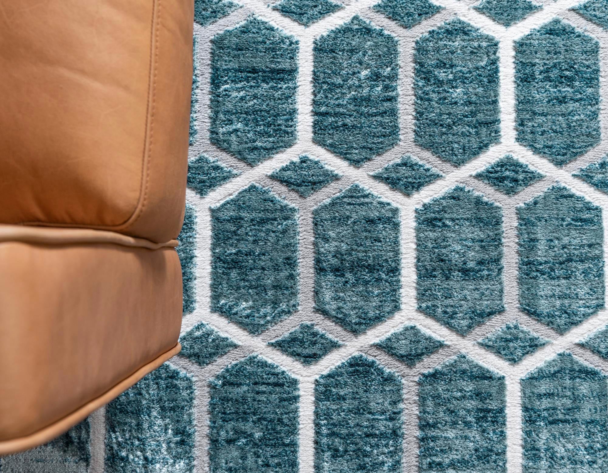 Myflair Möbel & Accessoires Tapis »Titan Trellis, LAGERRÄUMUNG!« Rectangulaire 13 mm Höhe Kurzflor, gewebt, modernes geometrisches Design