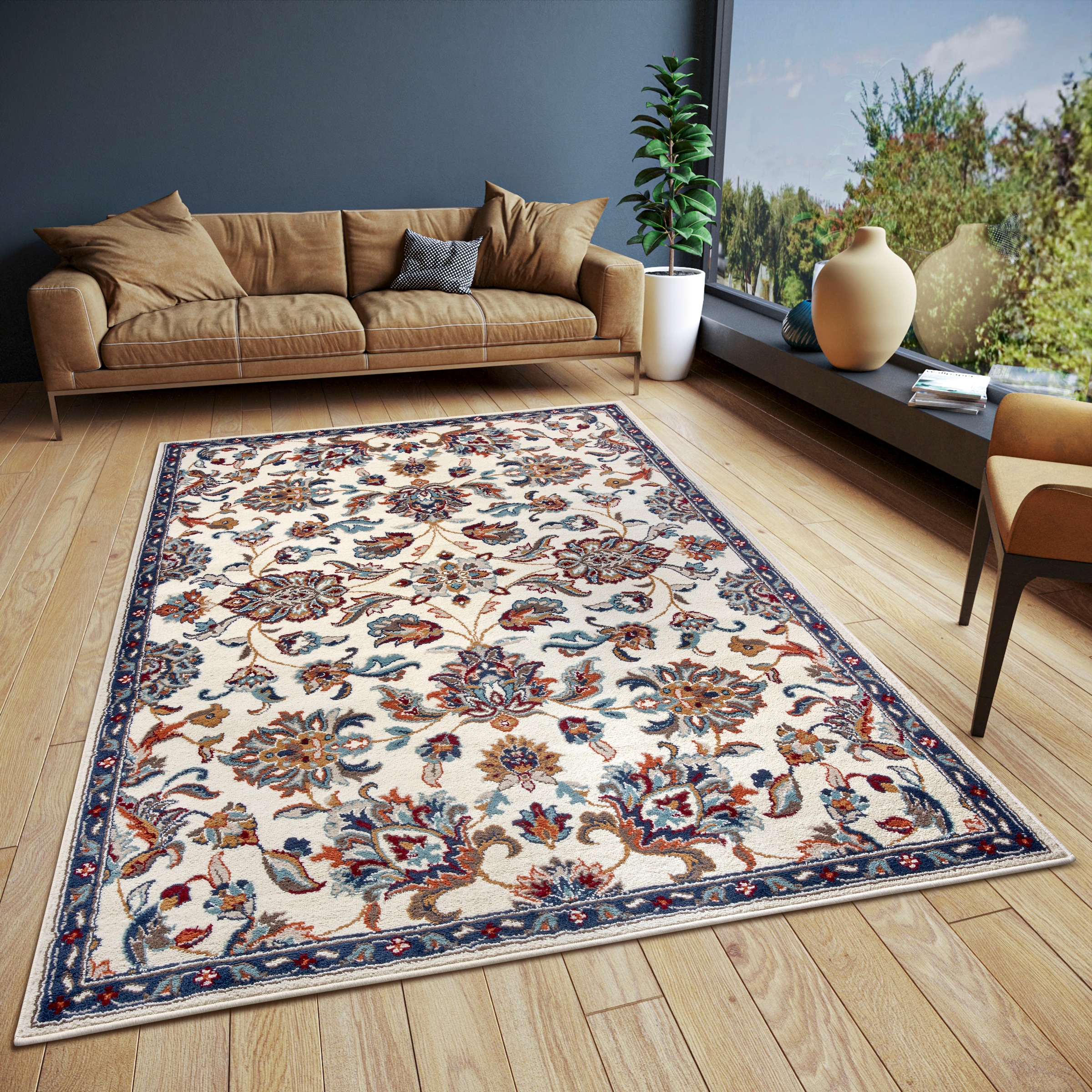 Image of HANSE Home Teppich "Caracci" rechteckig 8 mm Höhe Läufer, Orientalisch, Kurzflor, Wohnzimmer, Schlafzimmer, Esszimmer