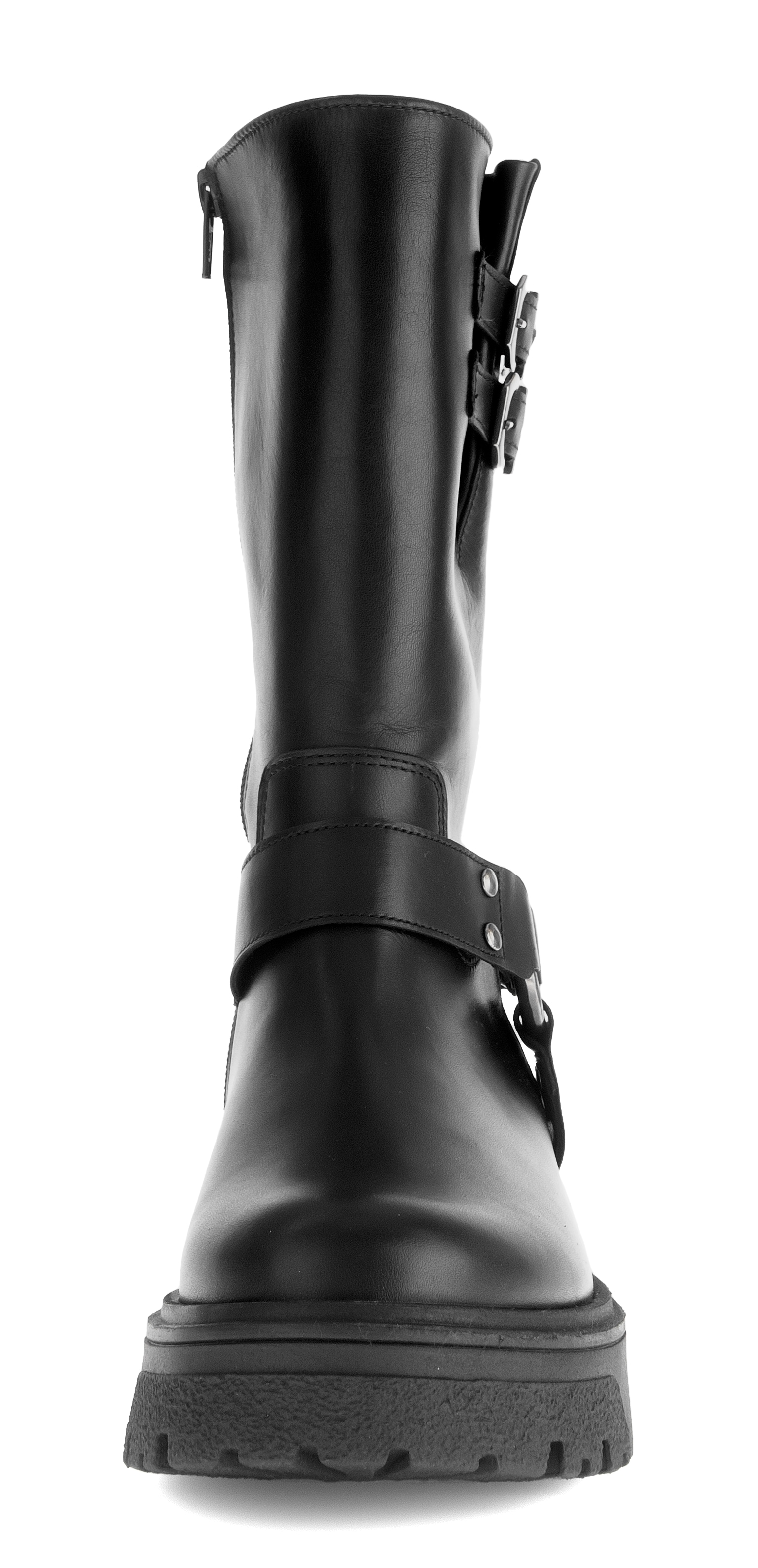 Gabor Bottes  à talon bloc, bottines courtes, boots avec clous et lanière décorative