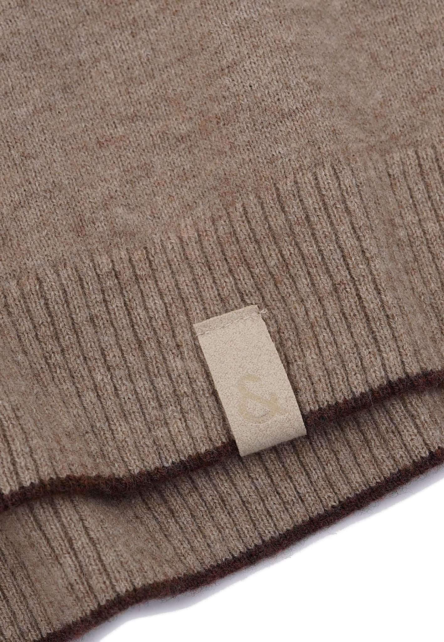 colours & sons Strickpullover »colours & sons Pullover Roundneck-Merino Blend«