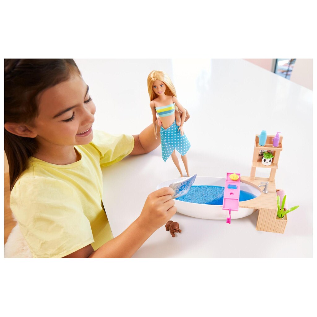 Barbie Spielwelt »Wellness Sprudelbad«, (Set)