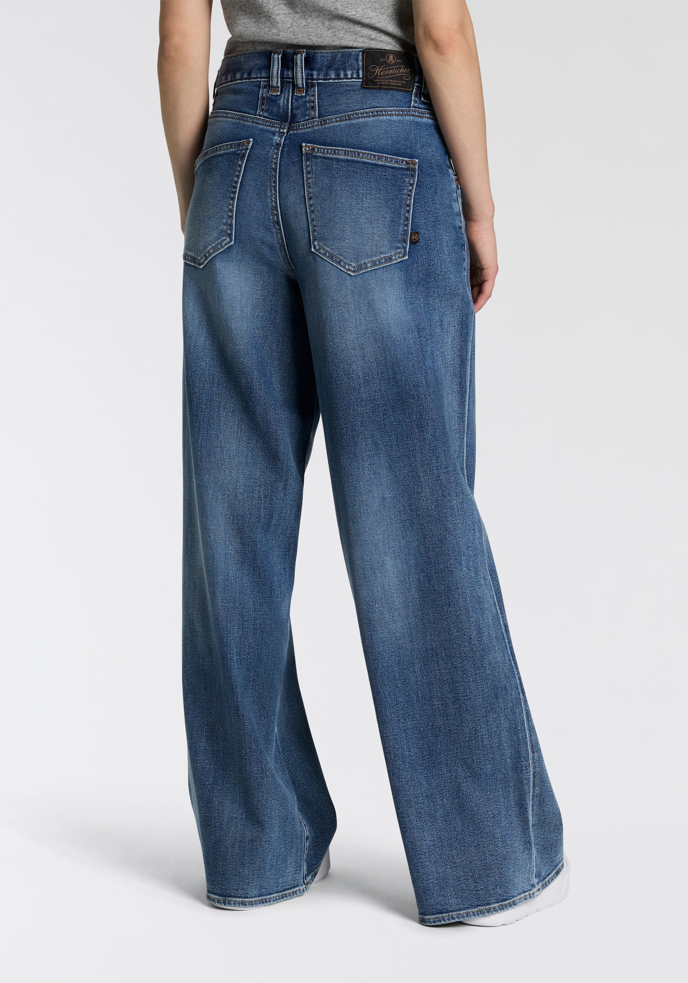Herrlicher 5-Pocket-Jeans »Brooke Wide Denim Comfort«, im Wide Fit