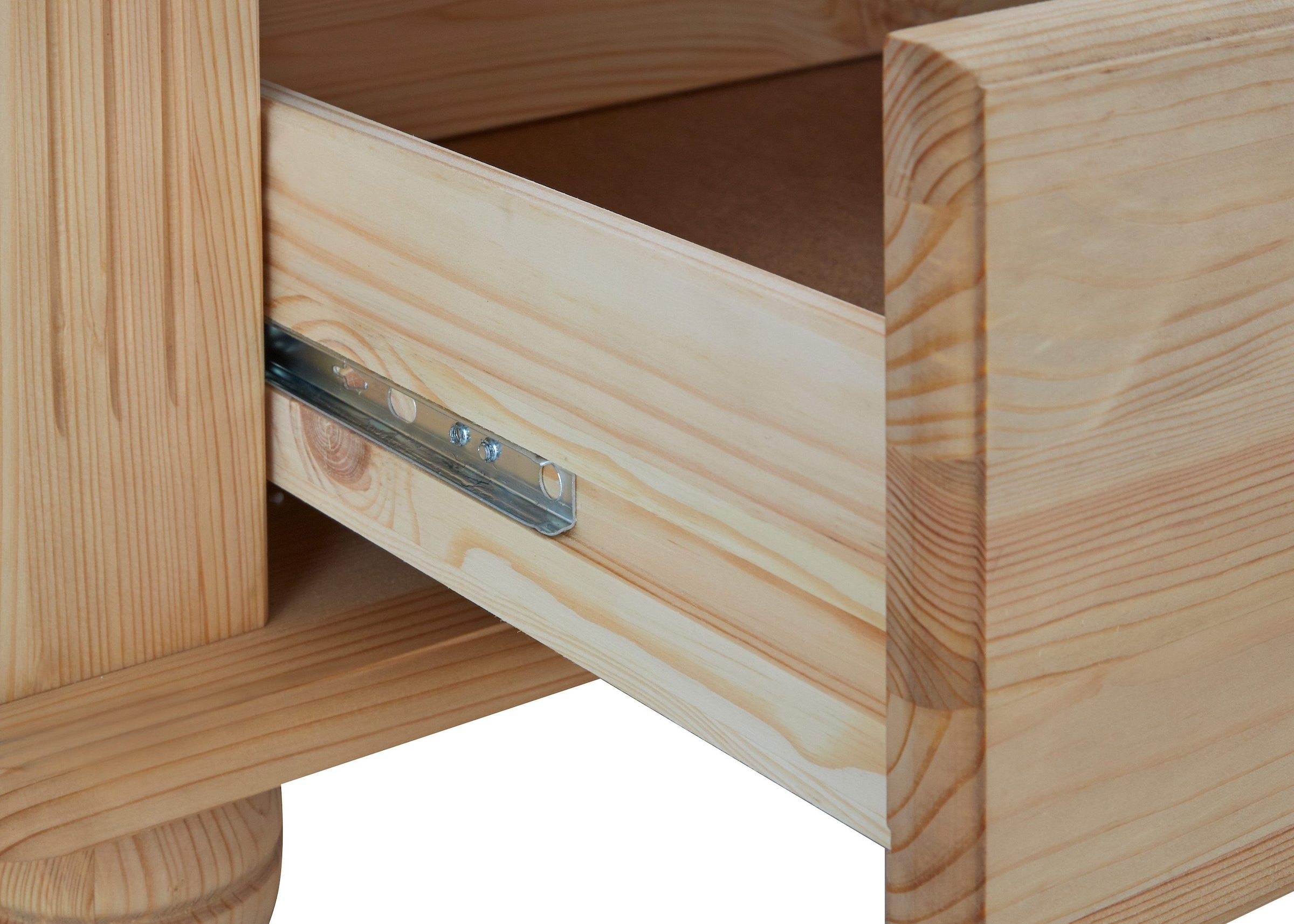 GOODproduct »Adele« 4 Breiten: 92/130/169/207  H/T ca. 191/54 cm,  aus massiver Kiefer,Spiegel beim 4-und 5-trg.Schrank, Innenausstattung