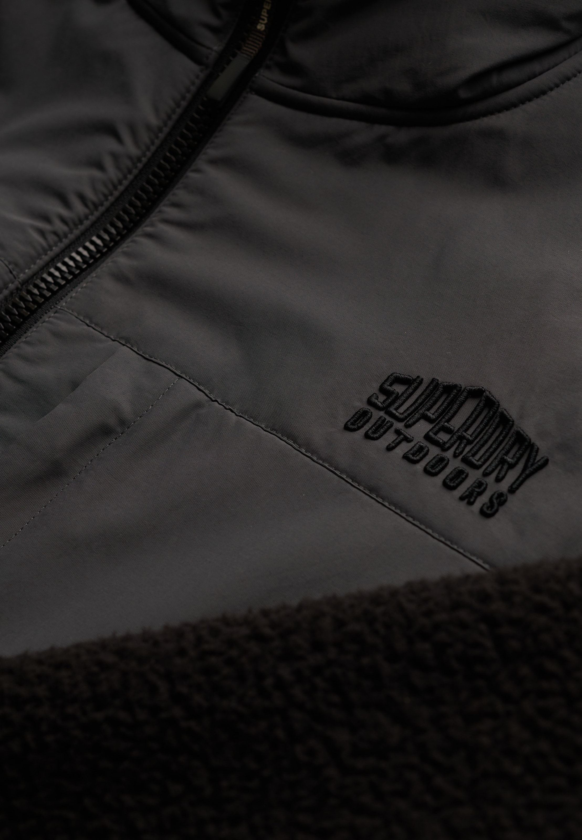 Superdry Parka »POLAR FLEECE HYBRID TREKKER« in toller Fleece Qualität