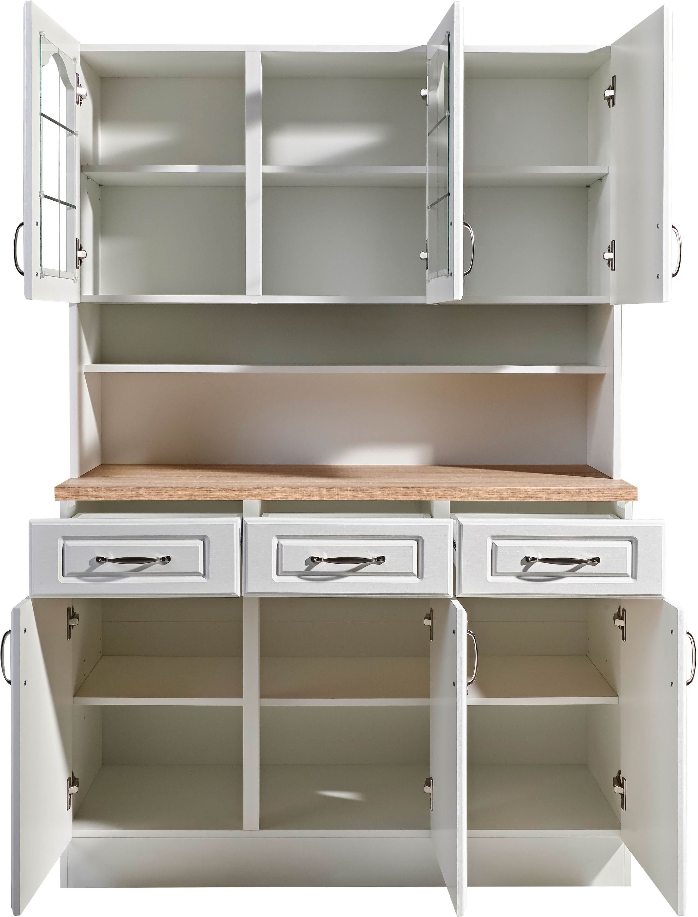 wiho Küchen Buffet de cuisine »Linz« 120 cm breit, in Landhaus-Optik