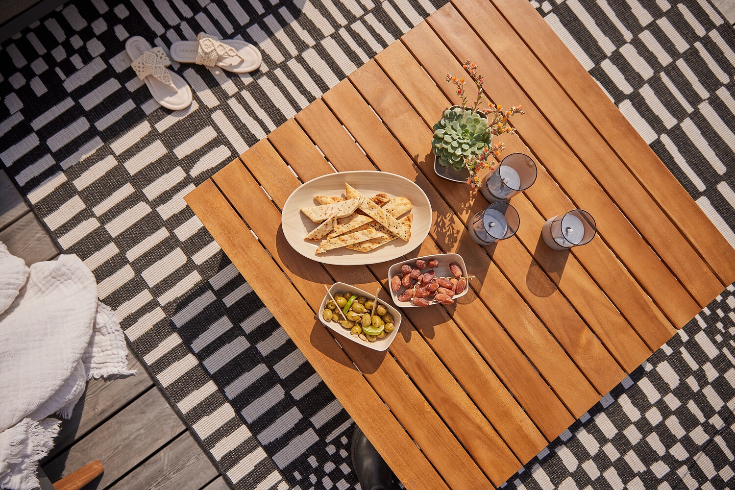 Ted Baker Teppich »Barkham , Wendeteppich« rechteckig 8 mm Höhe Designteppich, Wetterfest, Pflegeleicht, Modern, Wohnzimmer, Terrasse