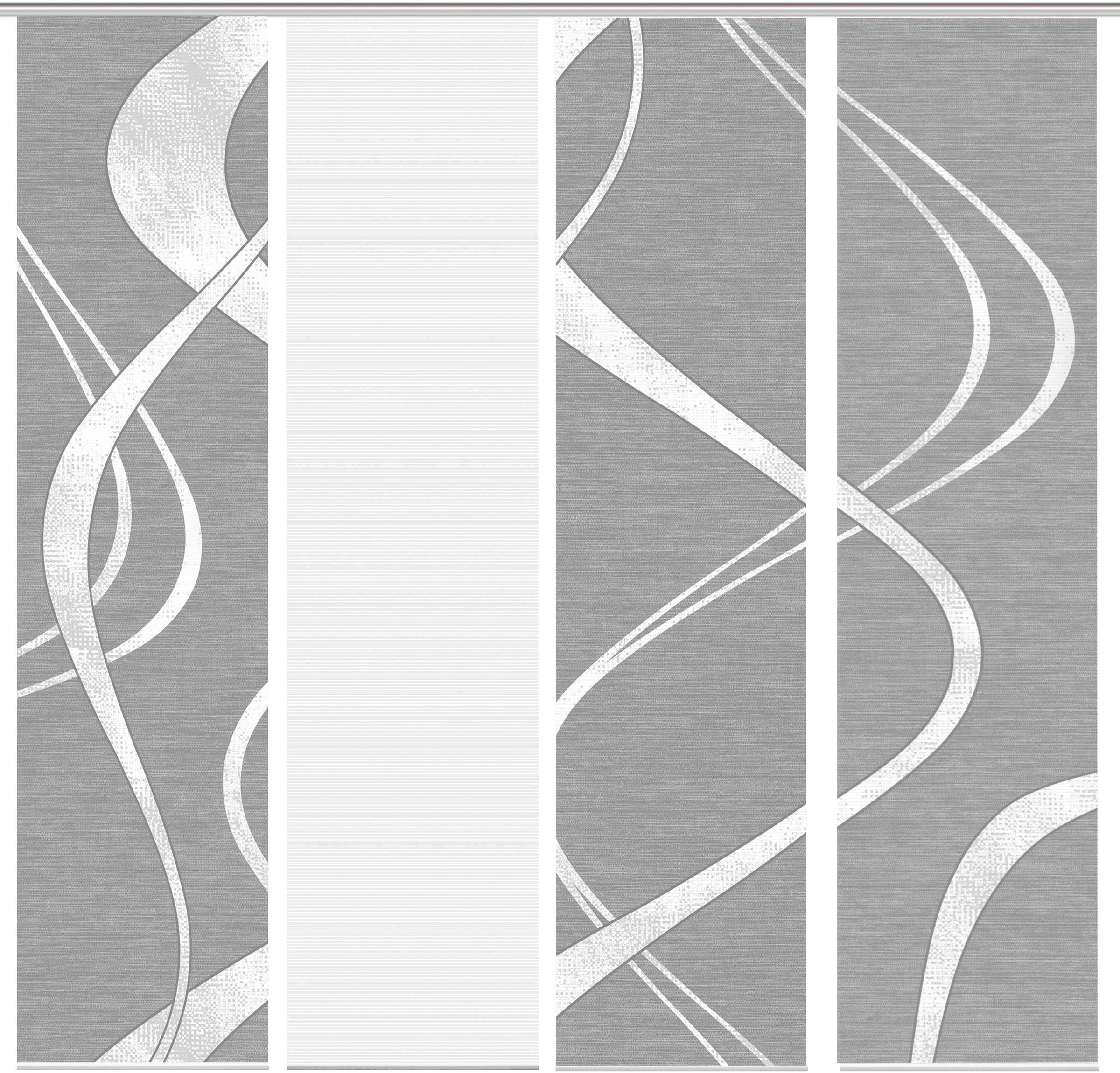 Image of Vision S Schiebegardine »TIBANO 4er SET«, (4 St.), Bambus-Optik, Digital bedruckt bei Ackermann Versand Schweiz