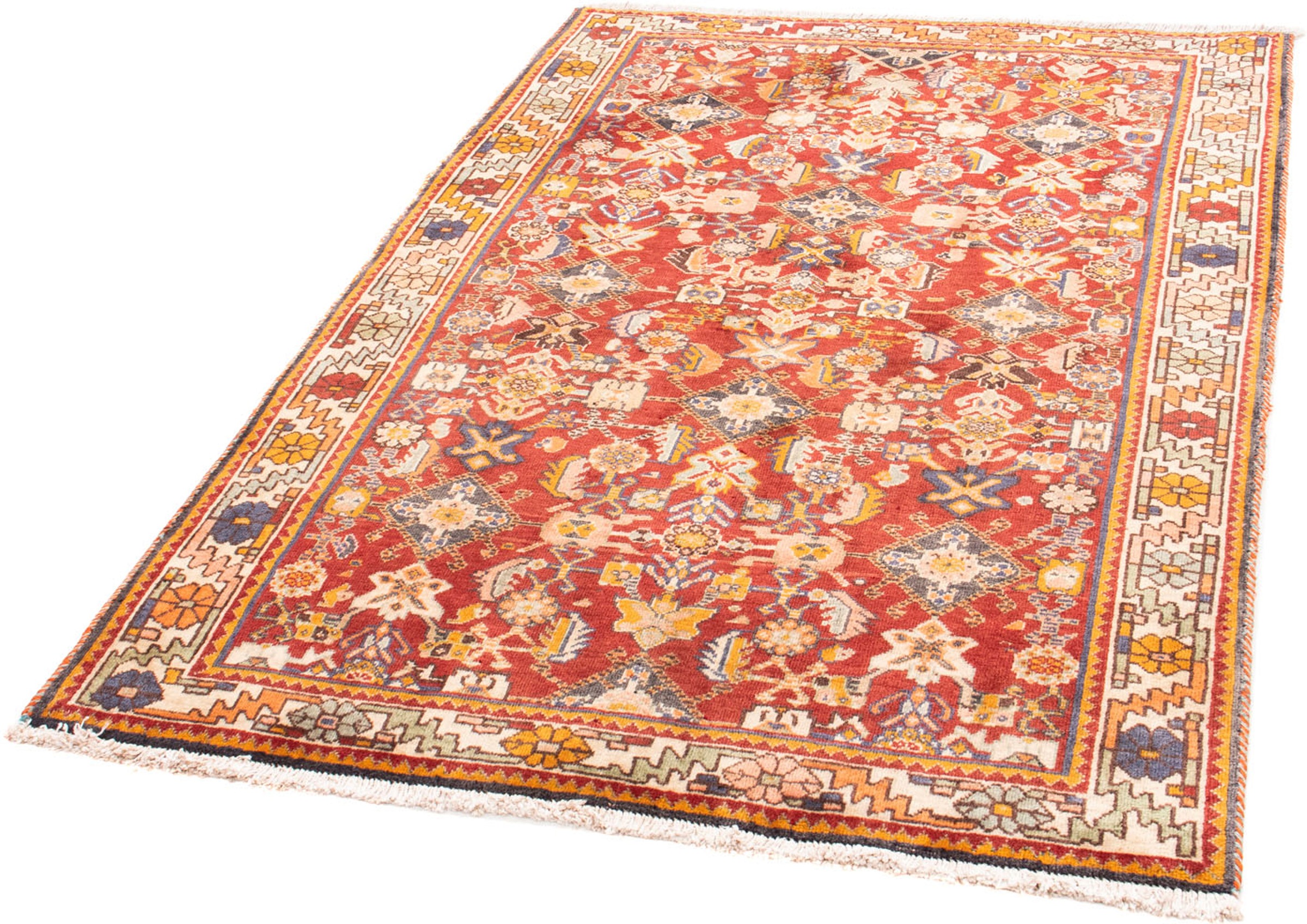 Image of morgenland Orientteppich »Perser - Nomadic - 149 x 105 cm - dunkelrot«, rechteckig, 10 mm Höhe, Wohnzimmer, Handgeknüpft, Einzelstück mit Zertifikat bei Ackermann Versand Schweiz