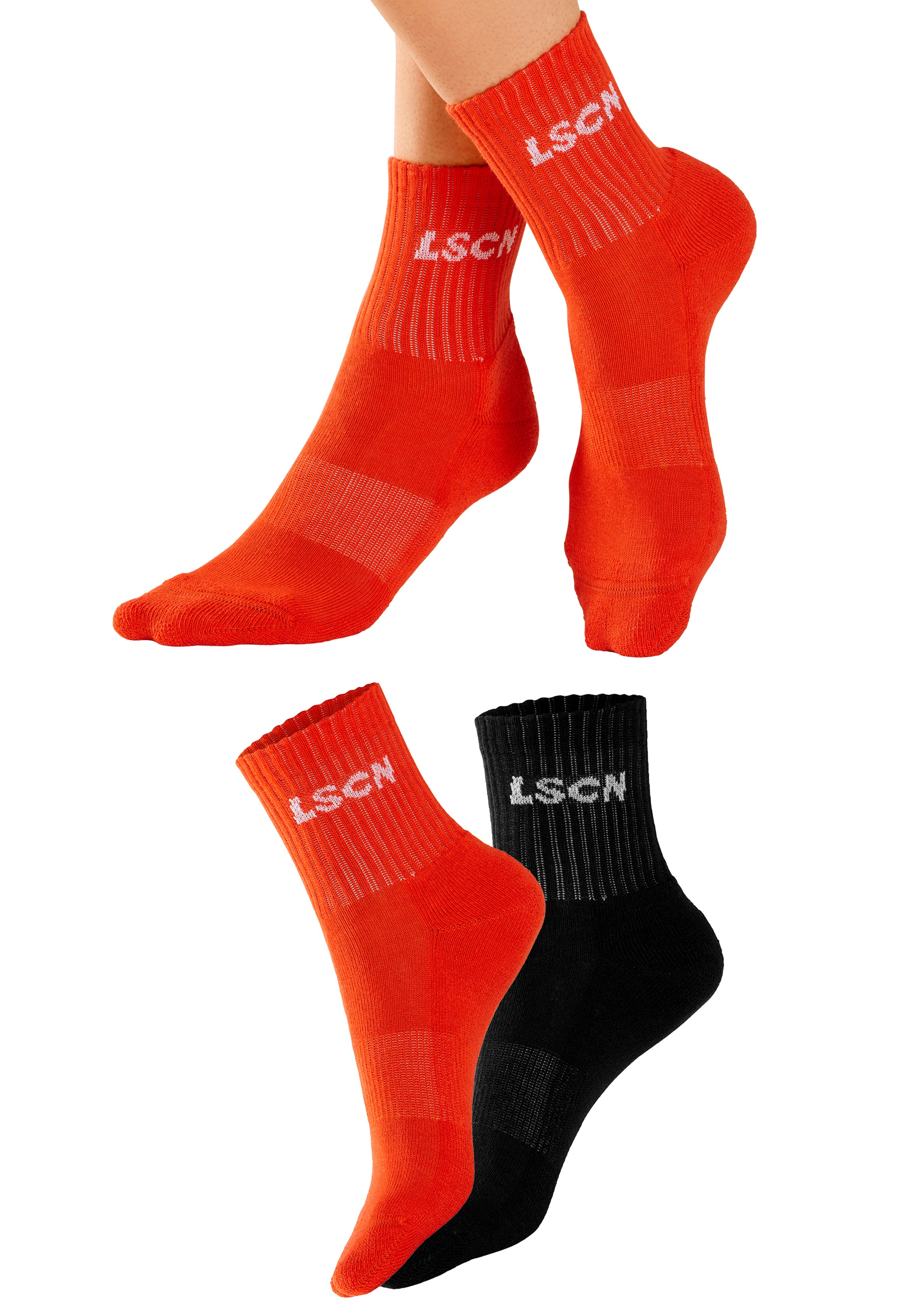 LSCN by LASCANA Tennissocken, (Packung), mit Halbfussfrottee kaufen