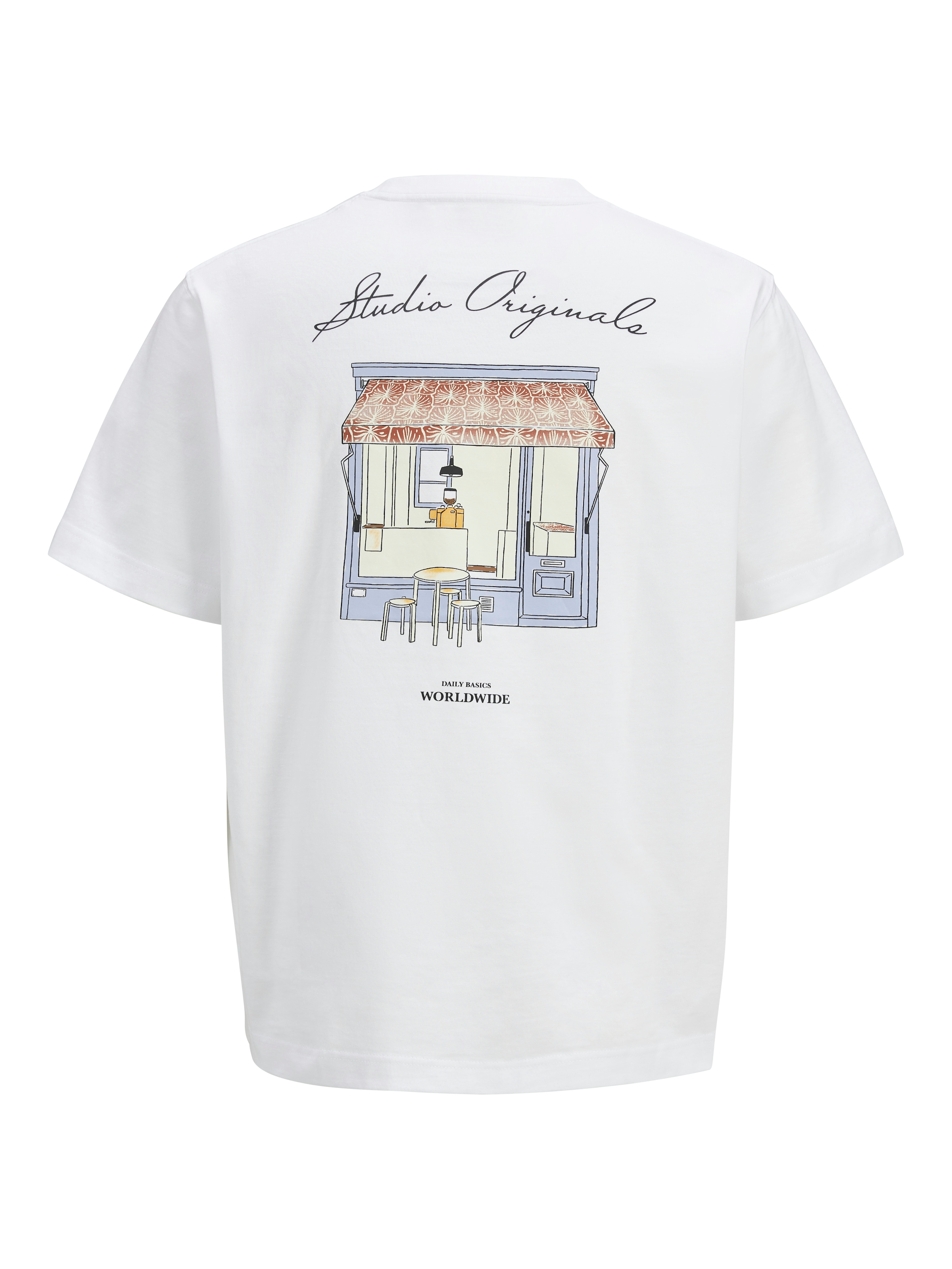 Jack & Jones T-Shirt »JORISLINGTON BACK TEE SS CREW NECK SN«