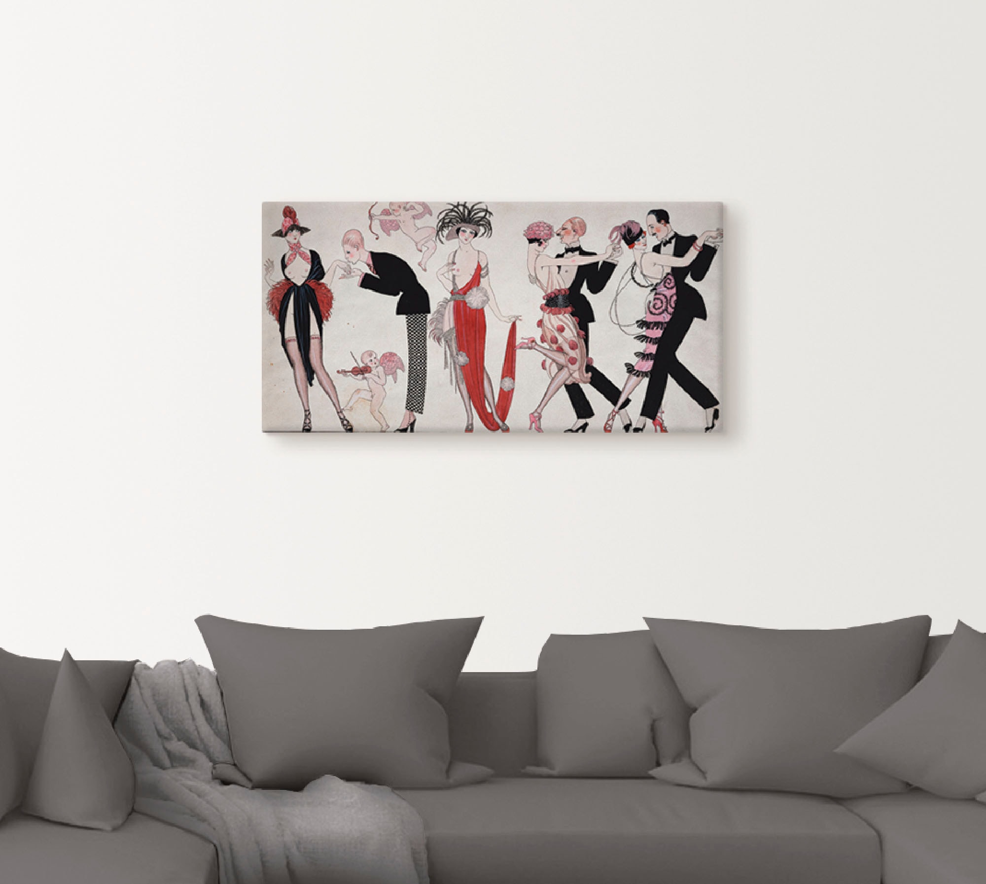 Artland Wandbild »Tango.« Sport 1 Stk. tlg. auf Holzrahmen gespannt