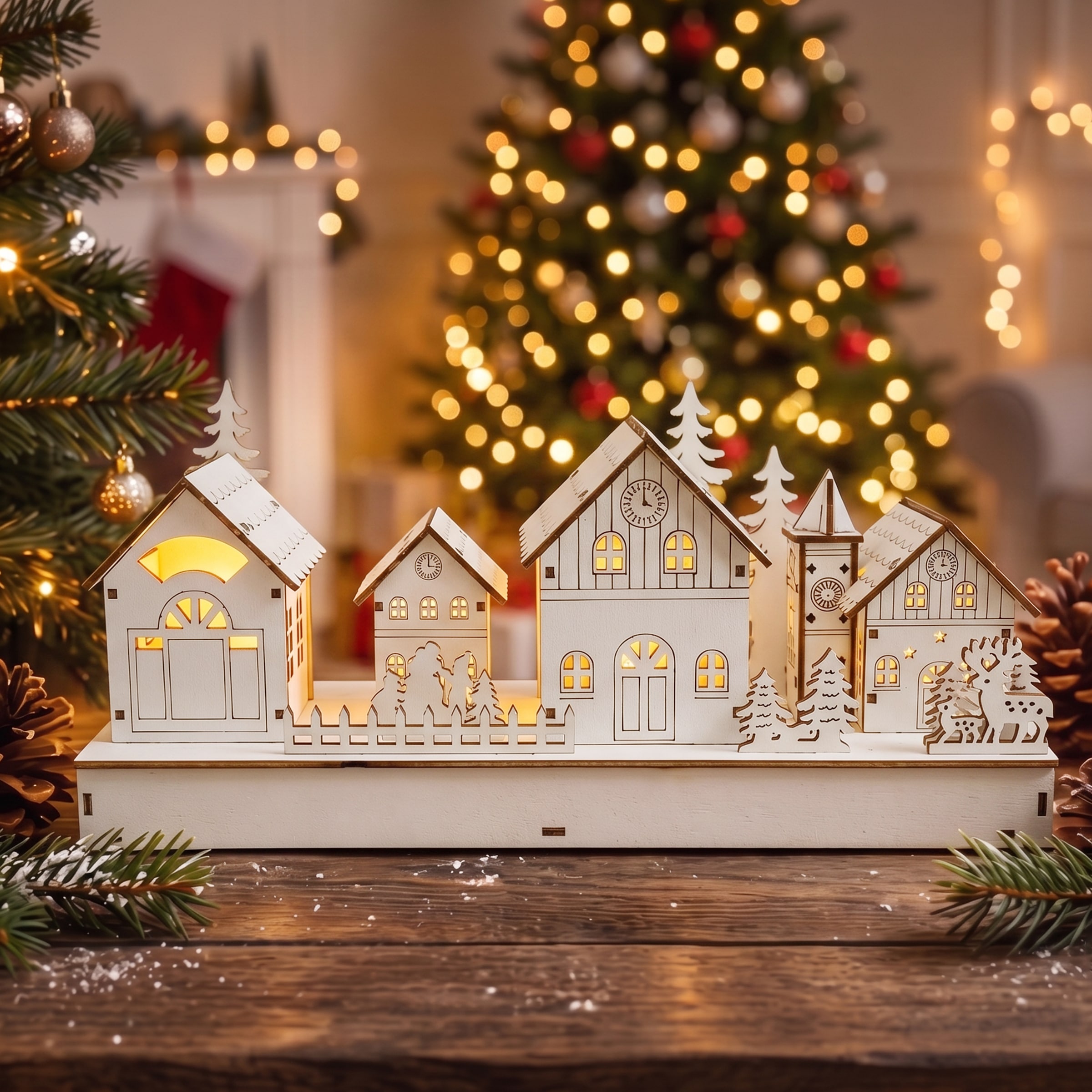 GOODproduct Village de Noël »Weihnachtsszene«