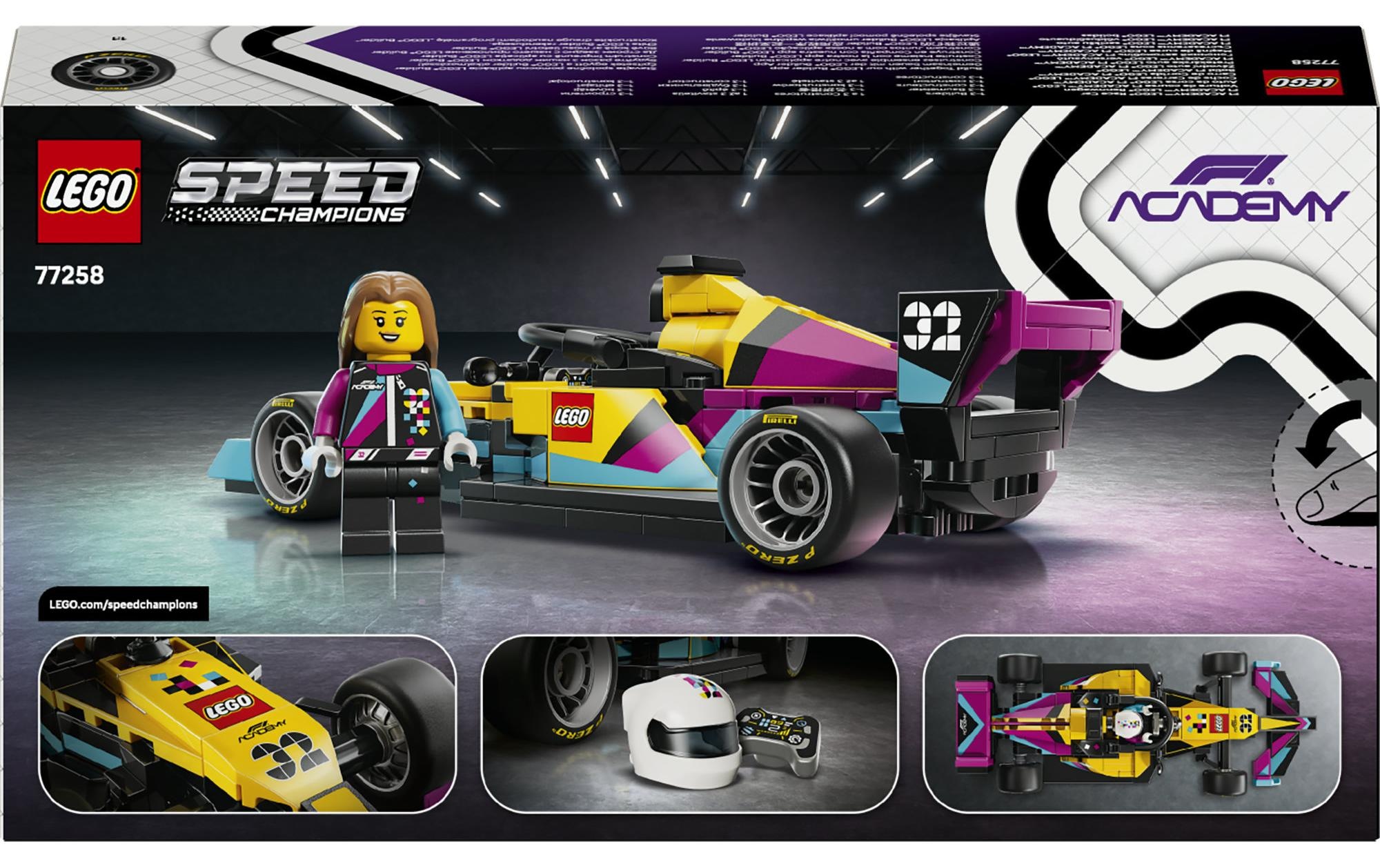 LEGO® Pions de construction »F1 ACADEMY LEGO Rennwagen (77258), LEGO Speed Champions«