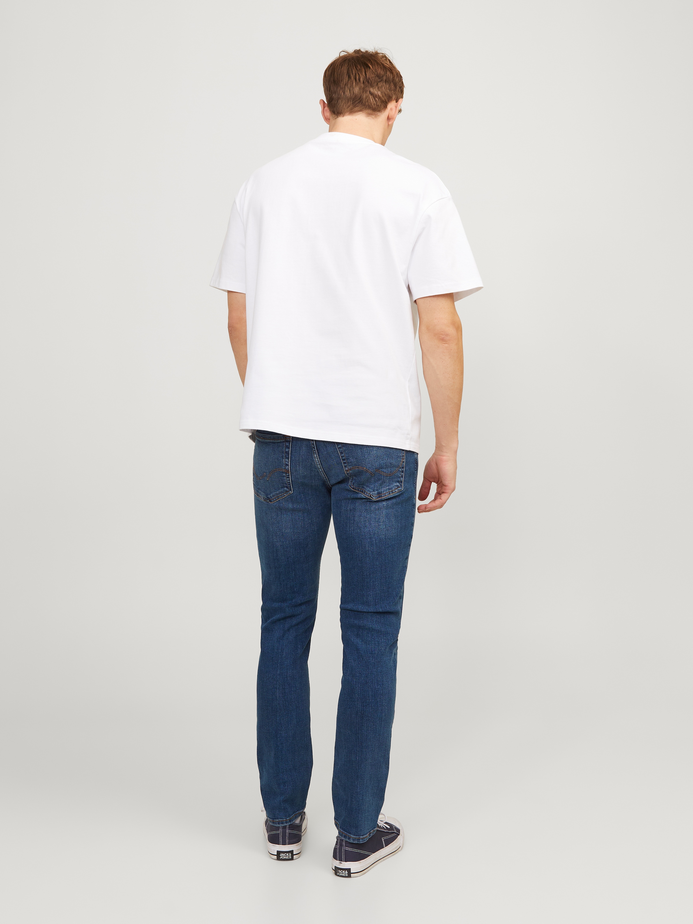 Jack & Jones Jeans slim »JJITIM mit Waschung und praktischen Taschen« Abriebeffekte, modisch, slim fit, Denim