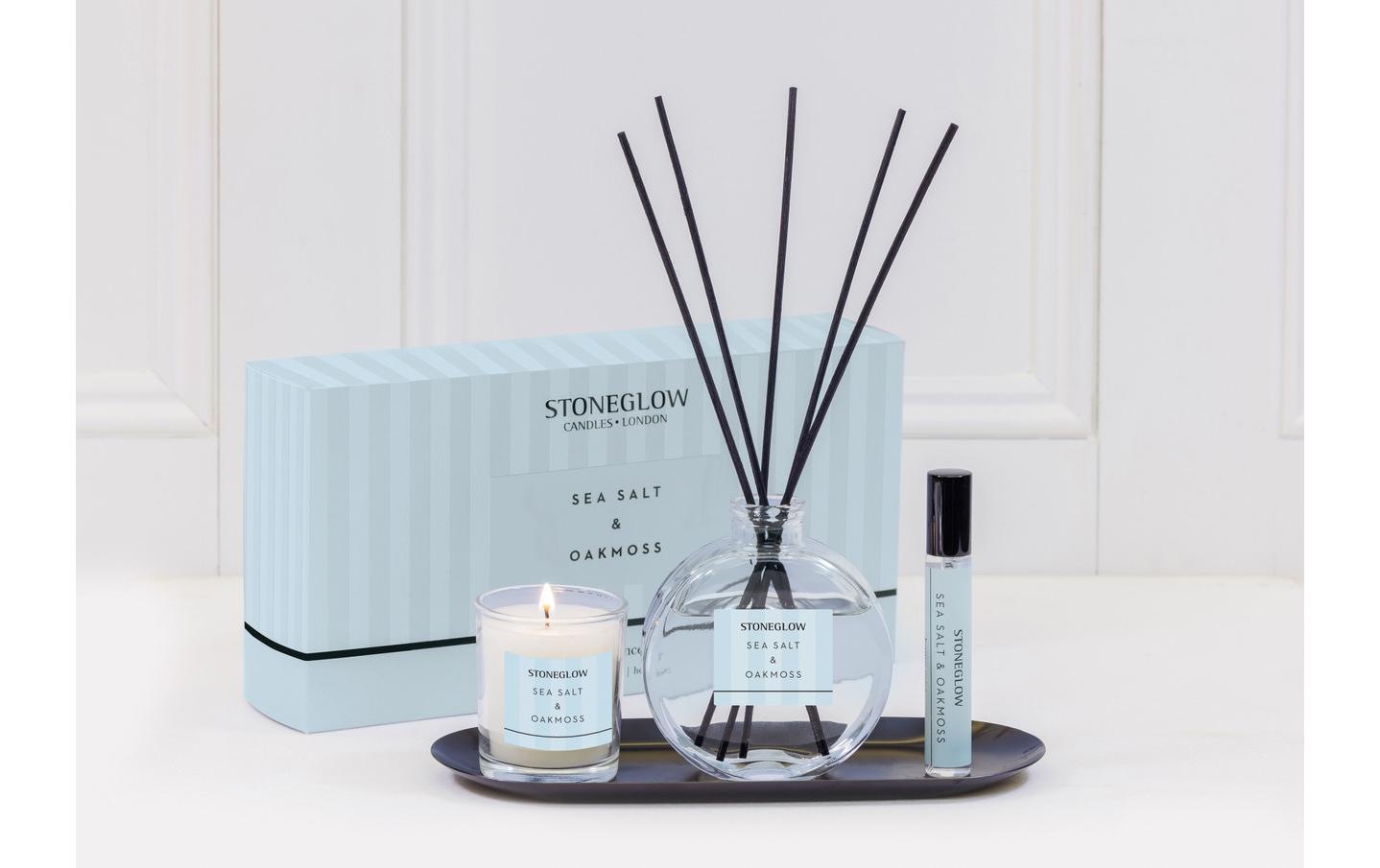 Stoneglow Raumduft »Sea Salt & Oakmoss 3-teilig, 120 ml«
