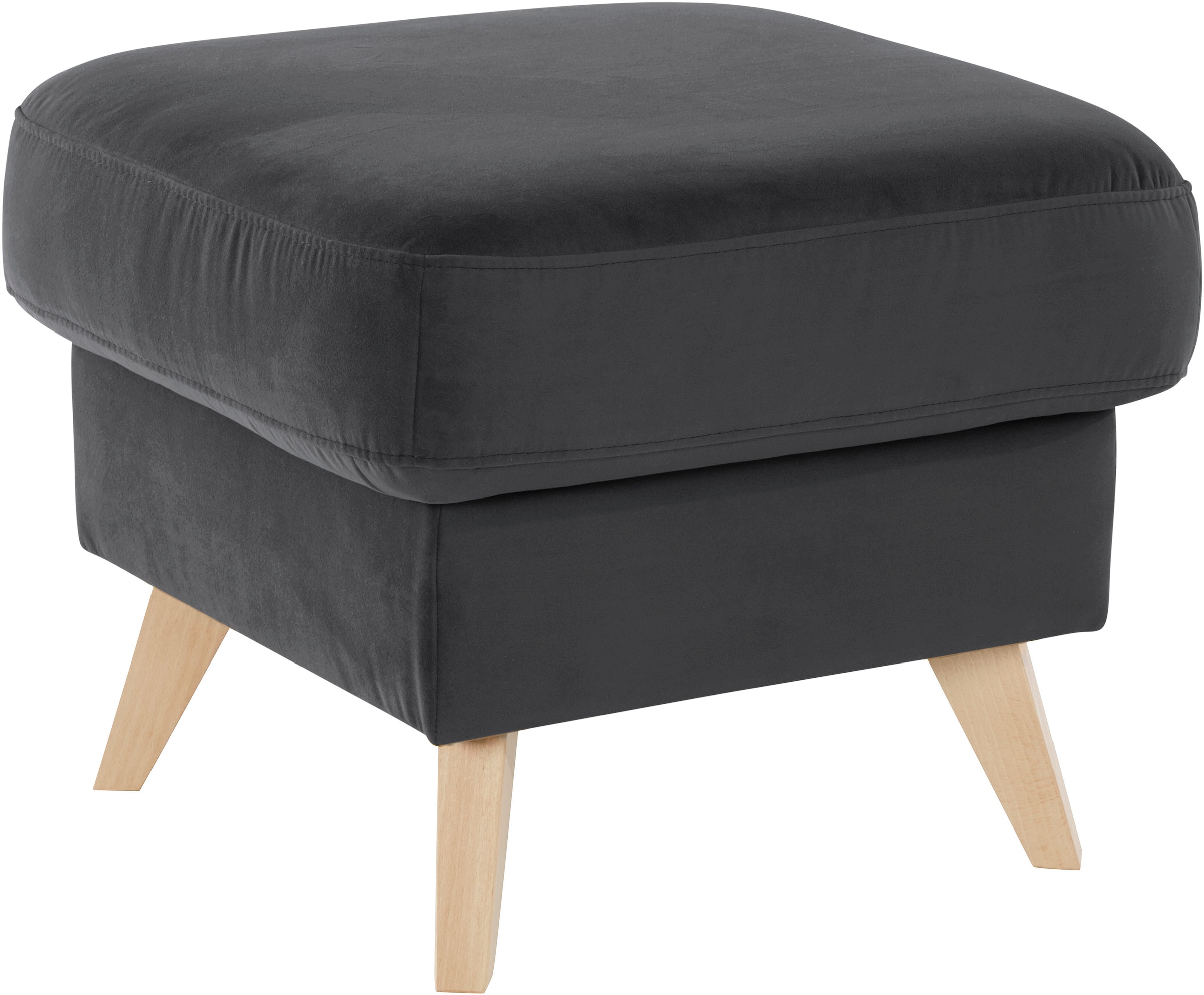 exxpo - sofa fashion Hocker »Nappa mit praktischem Staufach unter der Sitzfläche«