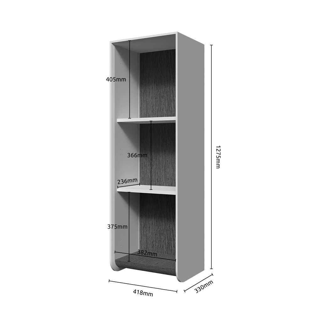 GOODproduct Hängevitrine »Soffy Wandschrank, Schwebendes Design für modernen Wohnraum« UV lackiert, Soft Close Funktion, Wandmontage, Metallgriff