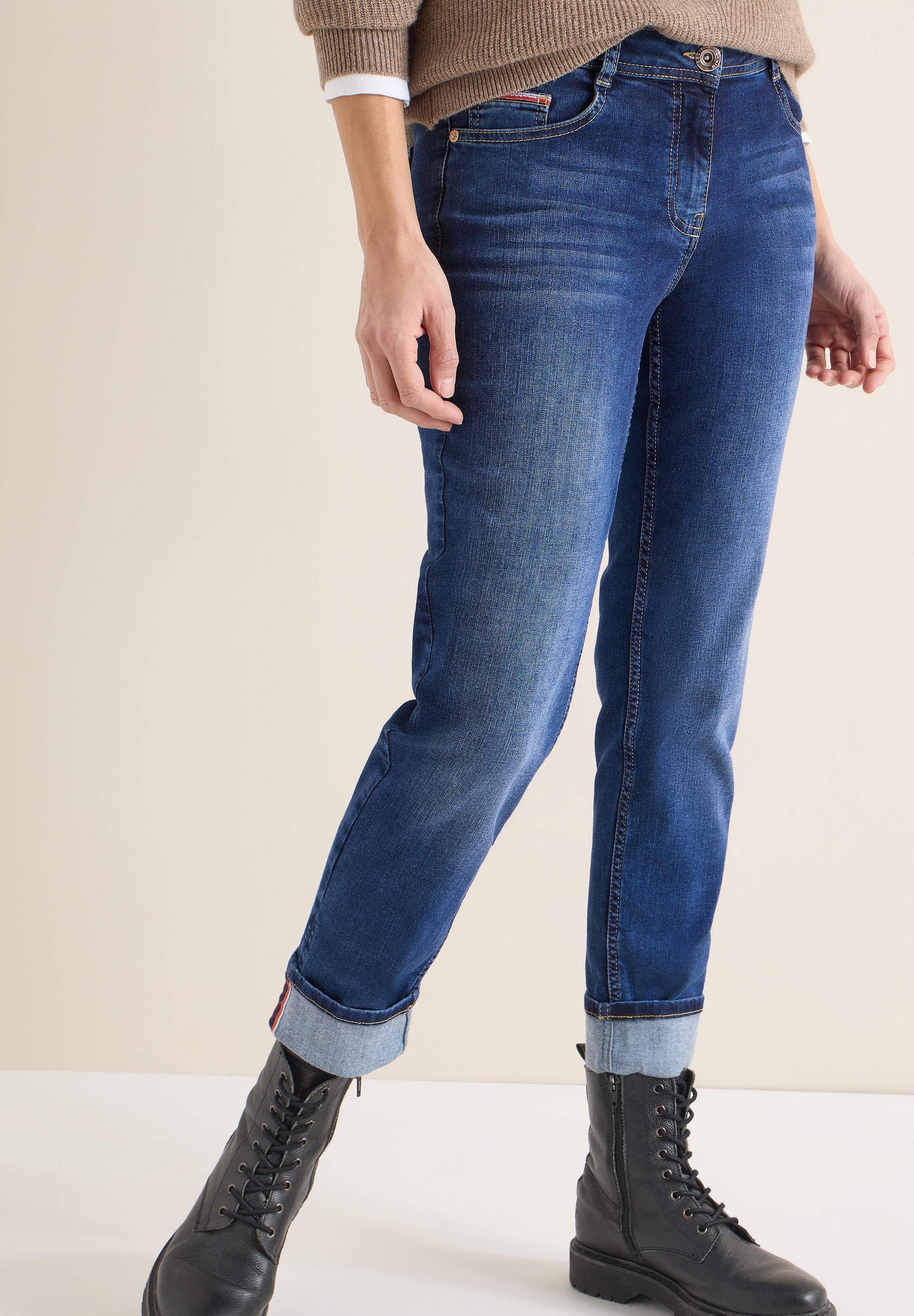 Image of Cecil Straight-Jeans "Style Scarlett" im 5-Pocket-Style