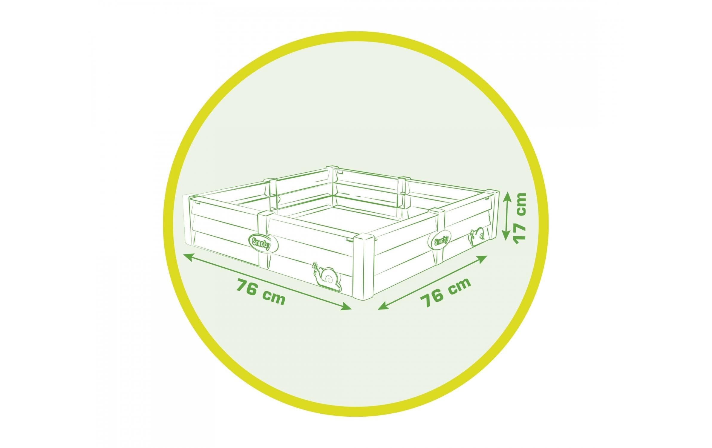 Smoby Sandkasten »Square Garden«