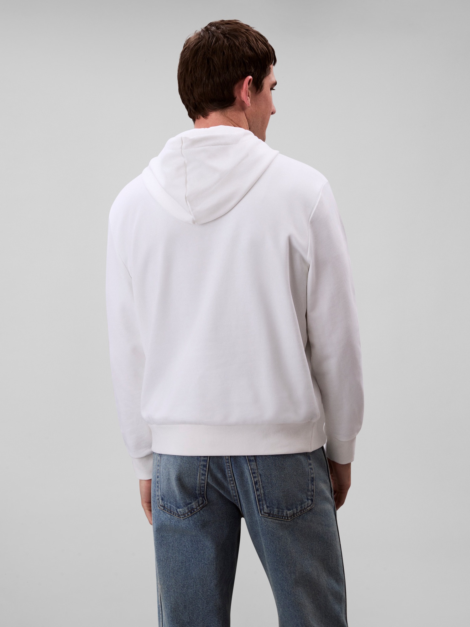 Calvin Klein Jeans Sweat à capuche »400GSM TERRY BADGE HOODIE«, Mit Rundhalsausschnitt
