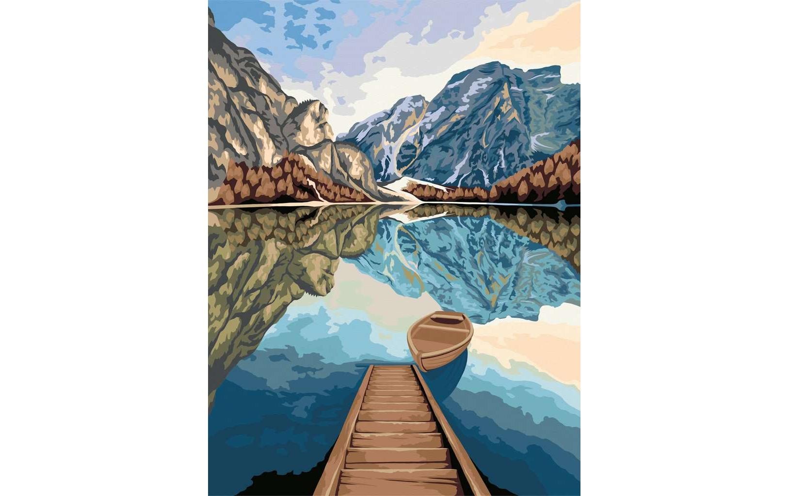 Ravensburger Malen nach Zahlen »CreArt – Lake Views auf Leinwand«