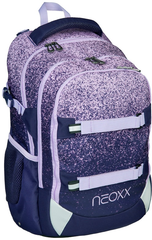 neoxx Schulrucksack »Active, Glitterally perfect«, reflektierende Details, aus recycelten PET-Flaschen