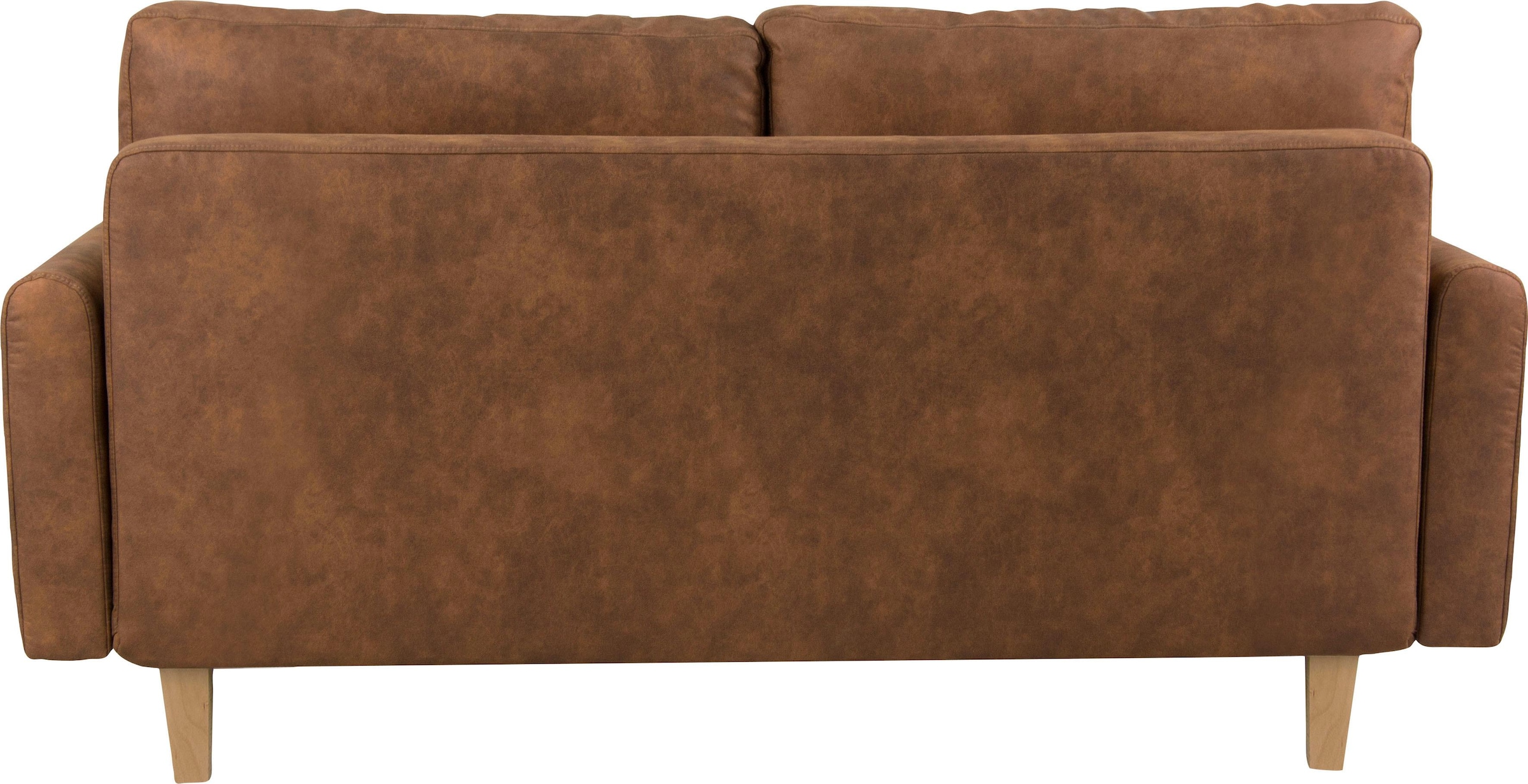 Home affaire 2-Sitzer »TRIPLO mit Wellenunterfederung, Masse B/T/H: 165/100/89 cm«, Sofa mit Steppung im Rückenbereich, incl. Rückenkissen und Zierkissen