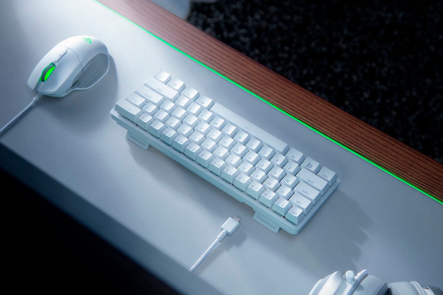 RAZER Gaming-Tastatur »Huntsman Mini Mercury Edt.(P)«, (Fn-Tasten-USB-Anschluss)