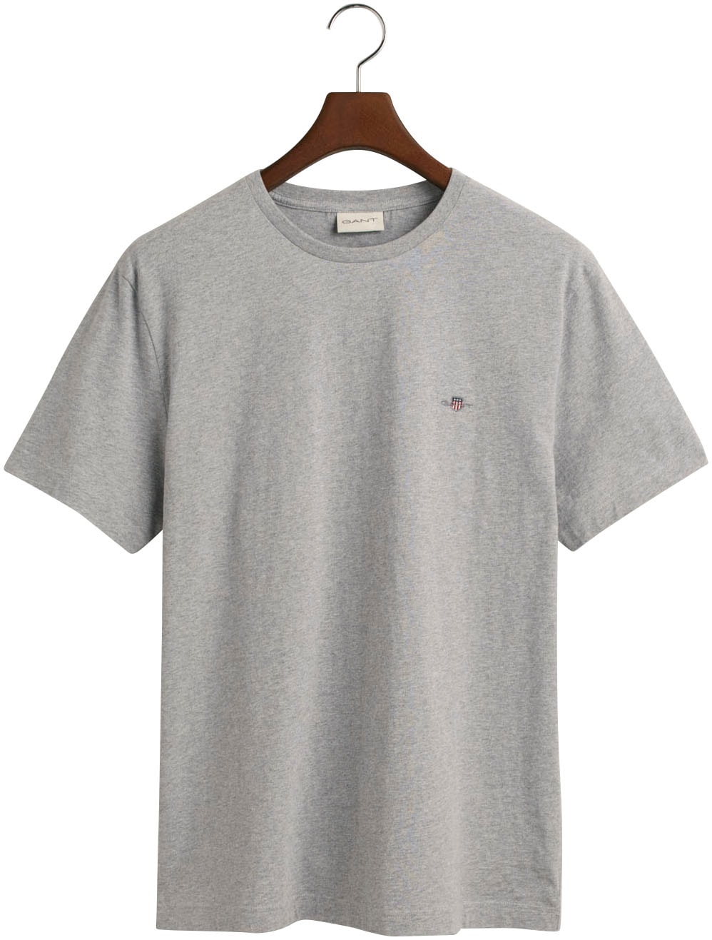 Gant T-Shirt »REG SHIELD SS T-SHIRT«, mit Logostickerei auf der Brust